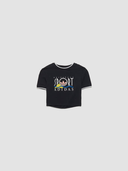◆adidas◆ Adidas Sports Graphic Baby Tee JD1813 adidas Women's Sport Printed Baby T-Shirt – City Jeans