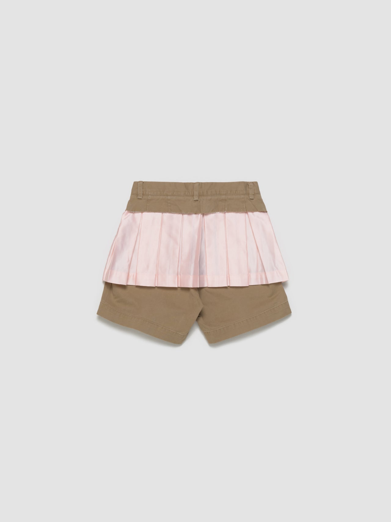 Reversible Cargo Skirt in Army & Light Pink