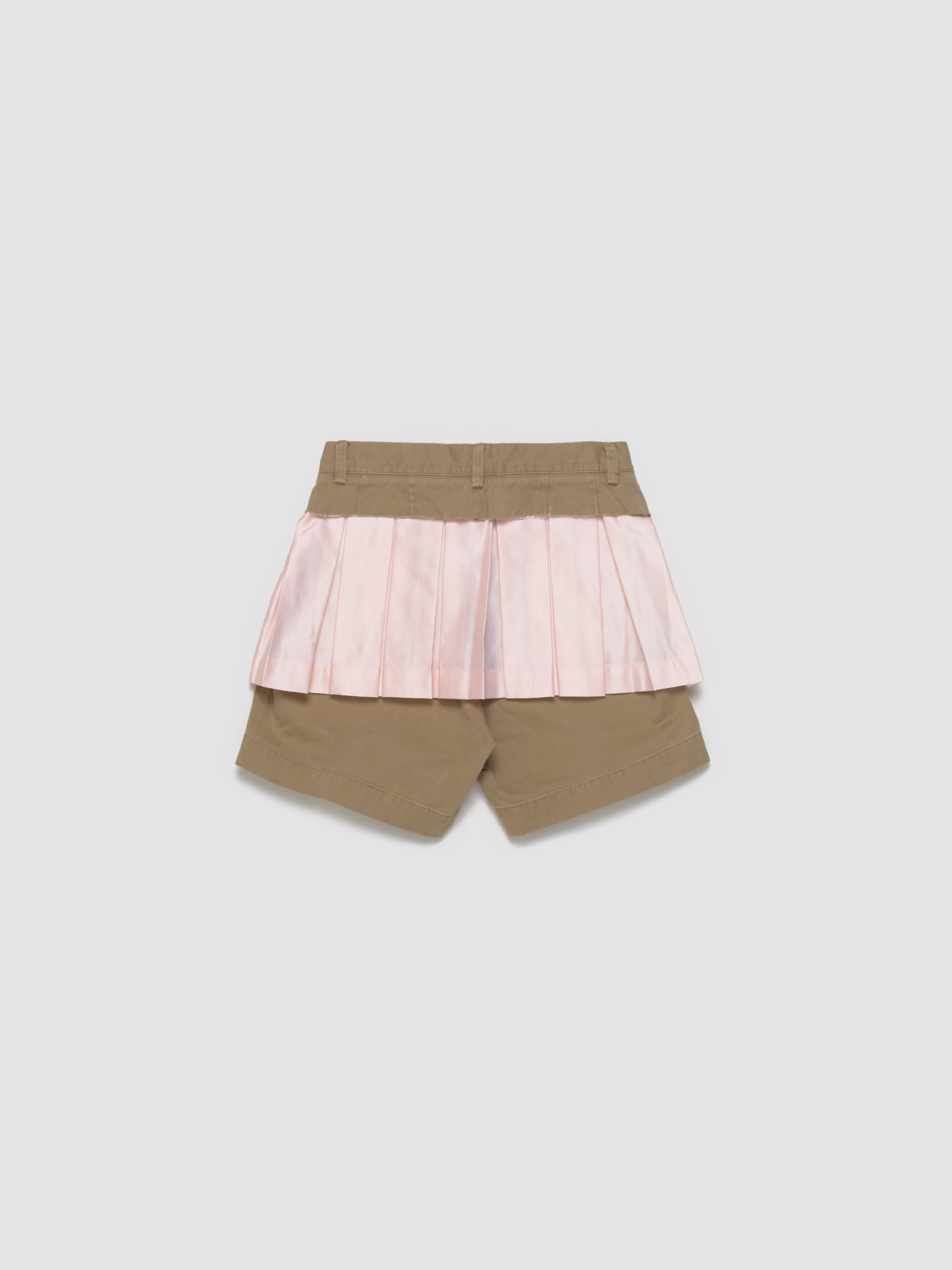 Reversible Cargo Skirt in Army & Light Pink