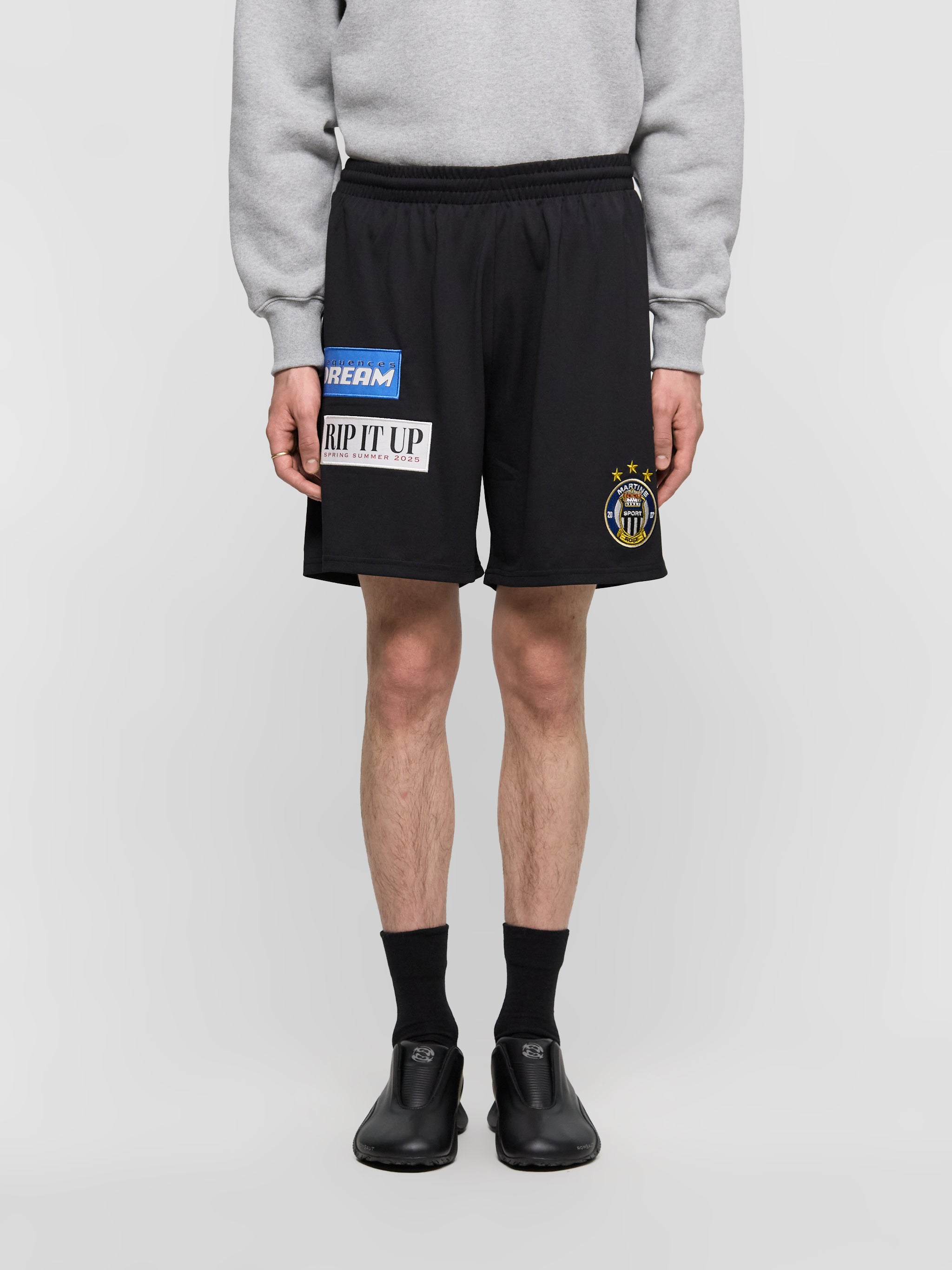 Football Shorts in Black