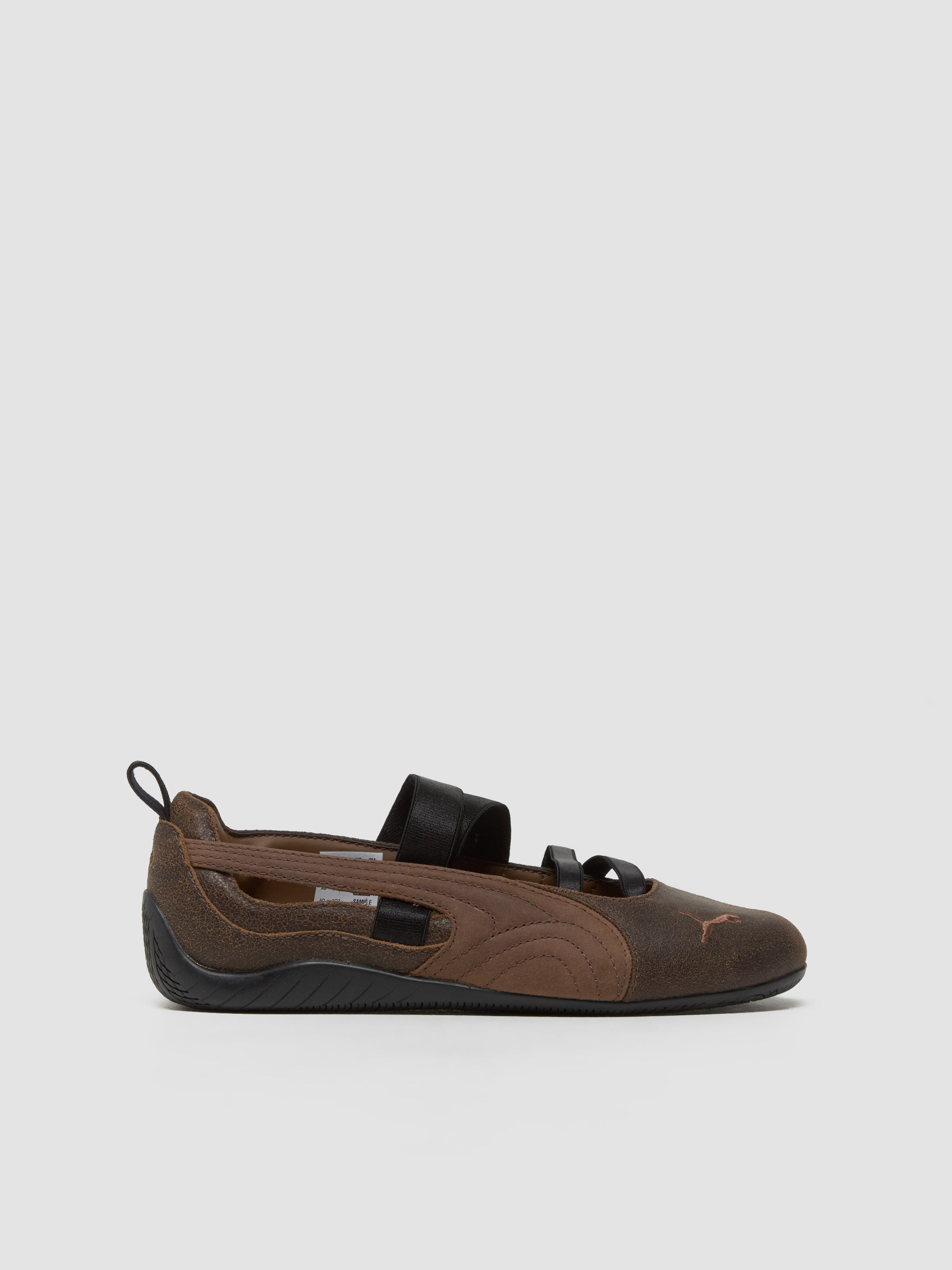 x VOO Speedcat Ballet Sneaker in Dark Chocolate & Haute Coffee