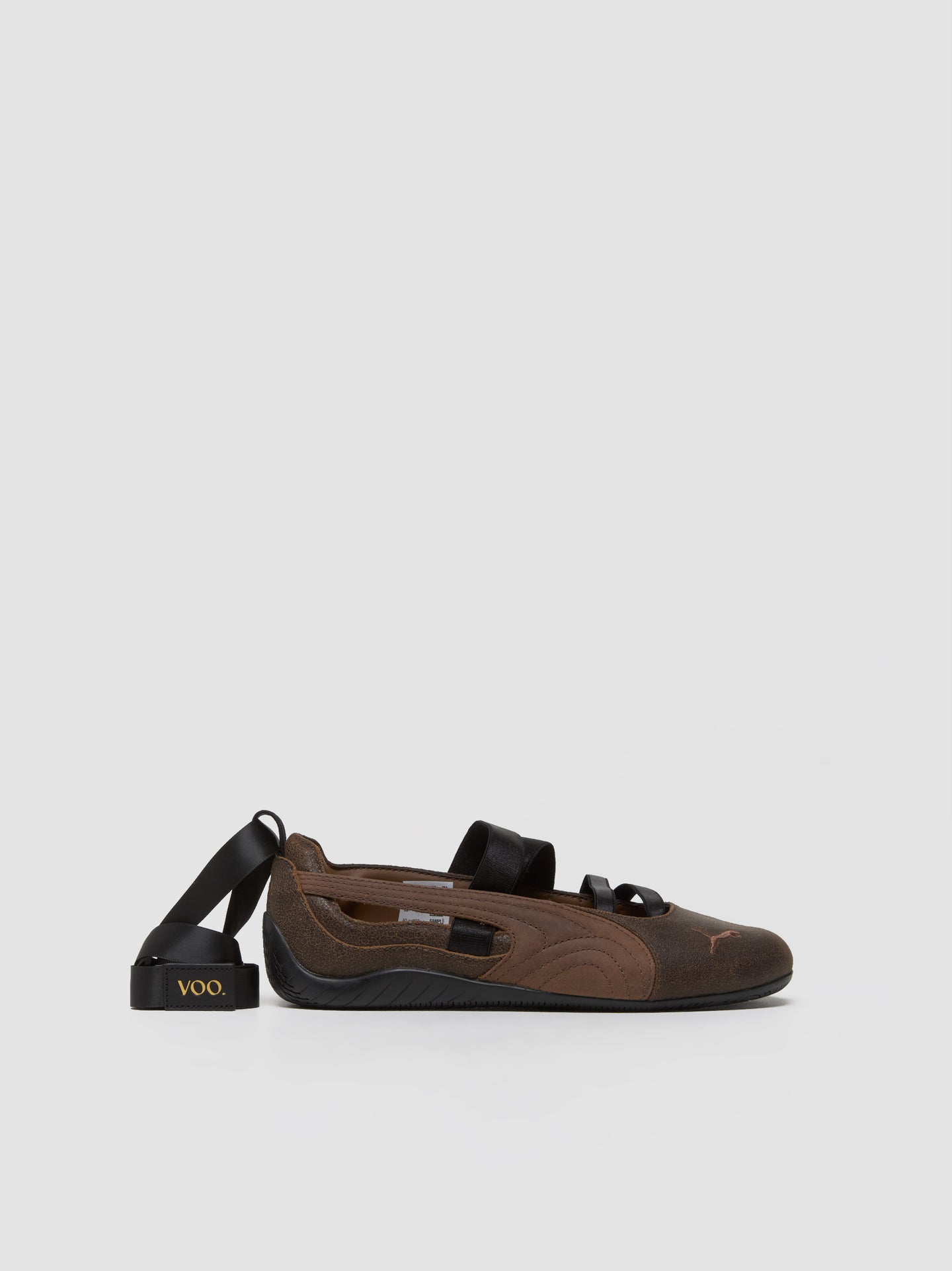 x VOO Speedcat Ballet Sneaker in Dark Chocolate & Haute Coffee