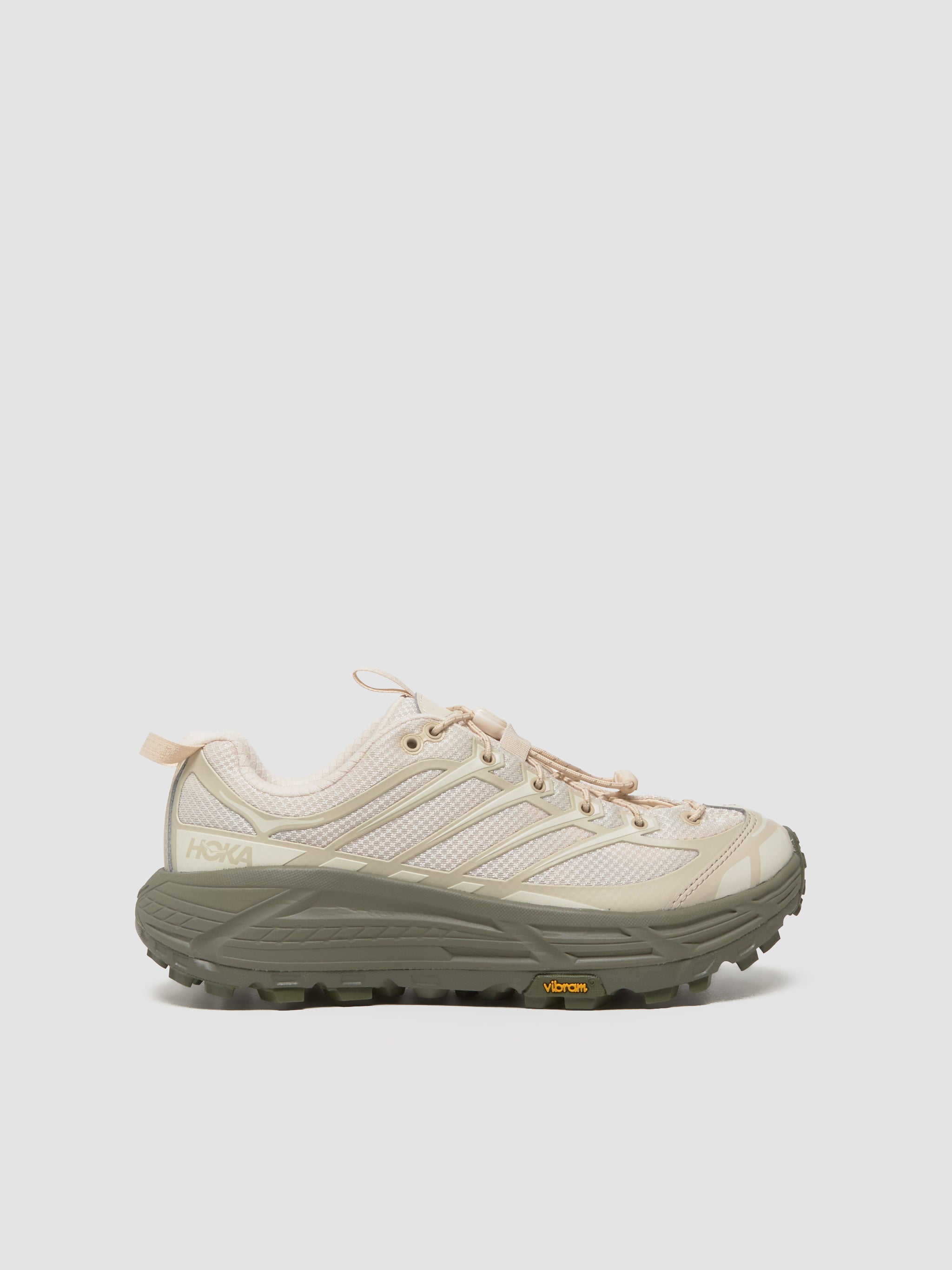 Mafate Three2 Sneaker in Oat Milk & Eucalyptus