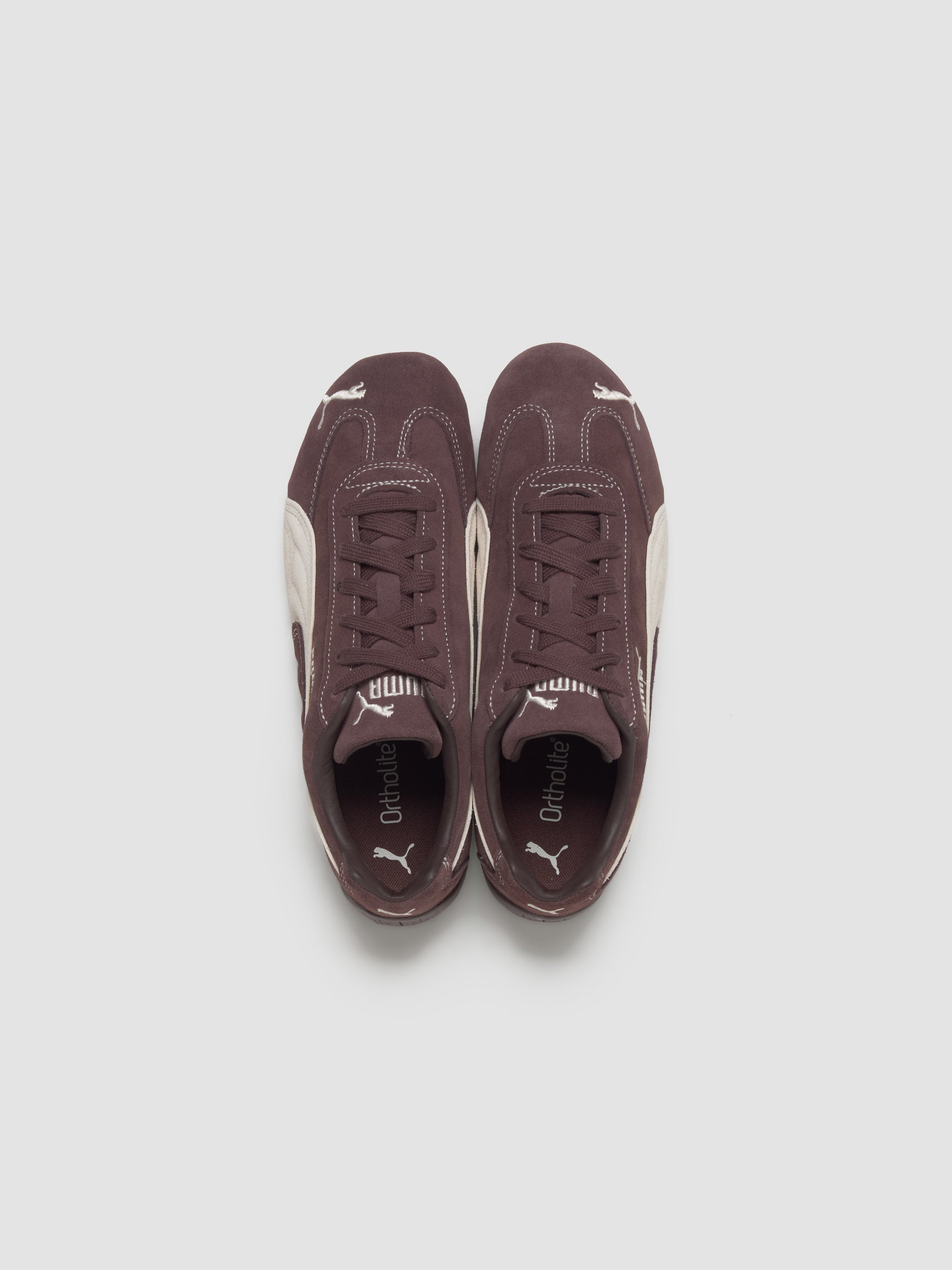 Speedcat TTF Sneaker in Dark Chocolate & Frosted Ivory