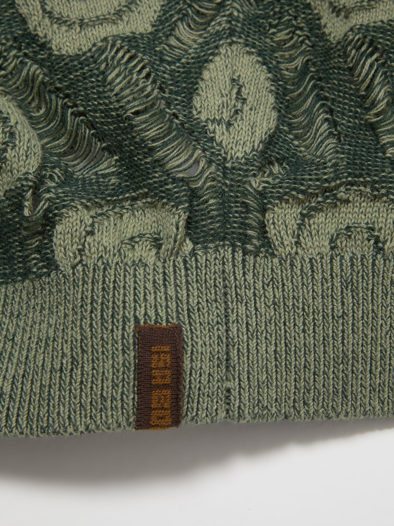 Garden Sleeveless V-Neck Knit in Green Mint