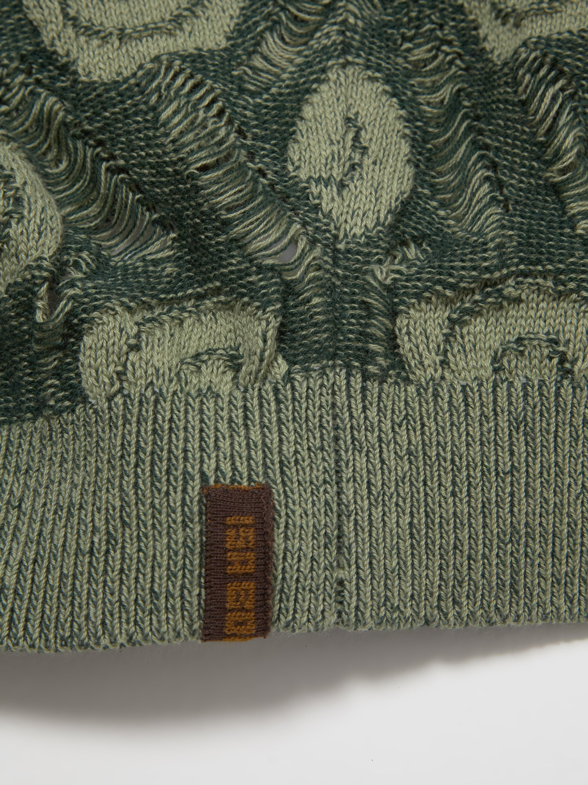 Garden Sleeveless V-Neck Knit in Green Mint
