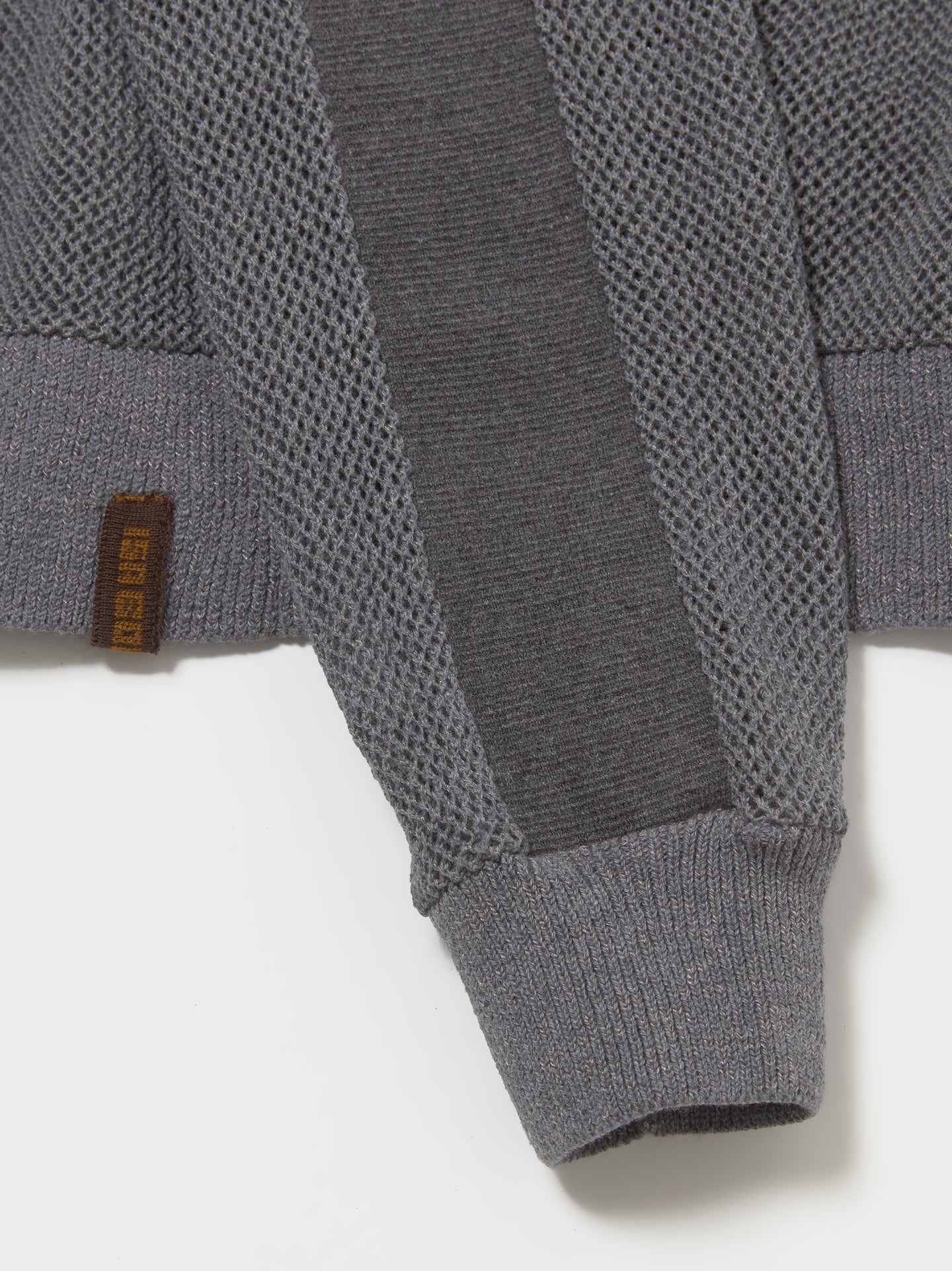 Stripes Long Sleeve Polo Top in Slate