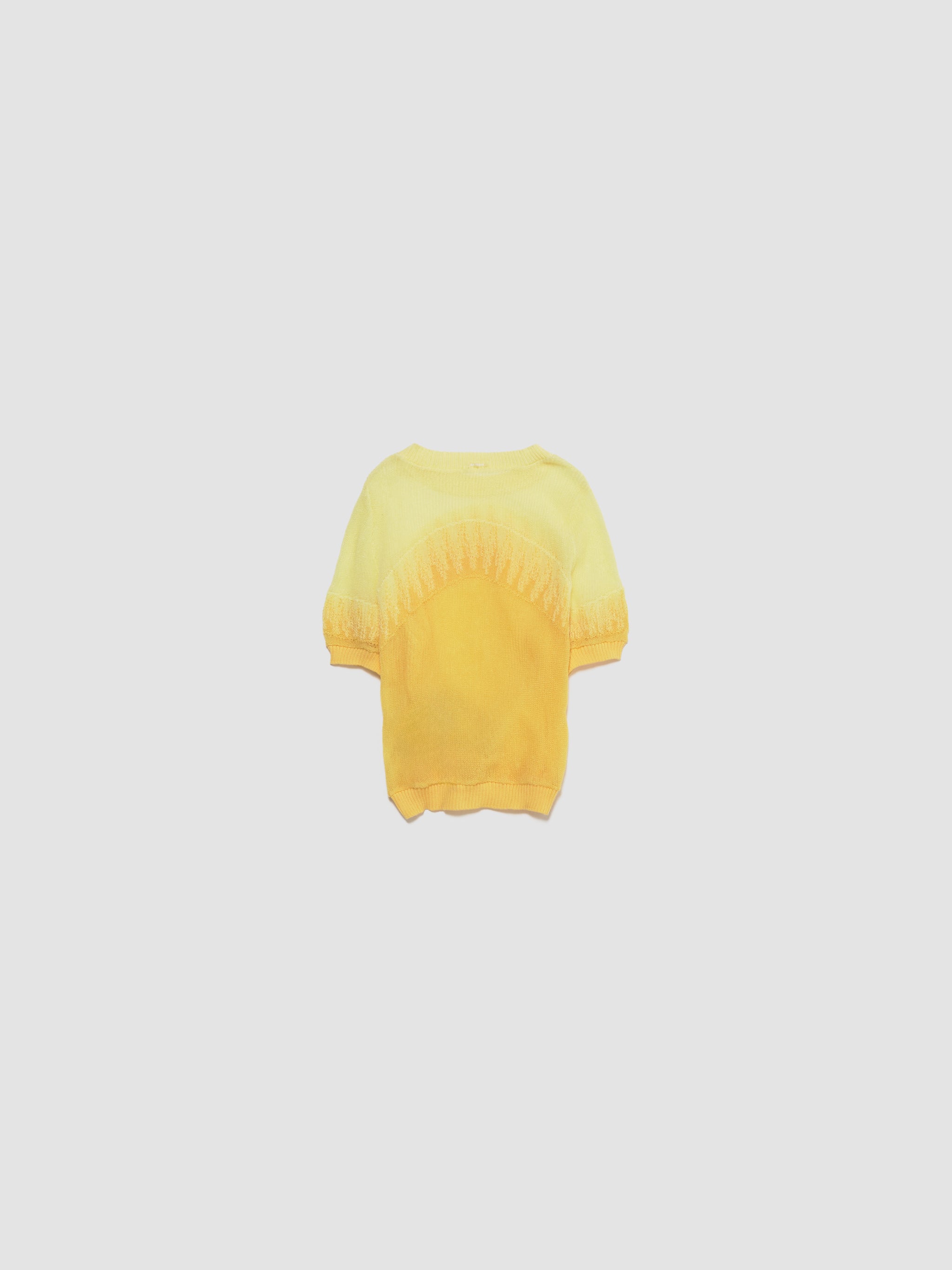 Fanged Tee in Light Yellow