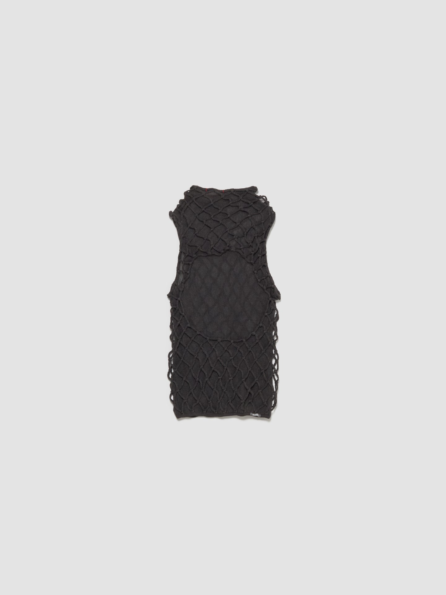 Macramist Sleeveless Top in Smoke