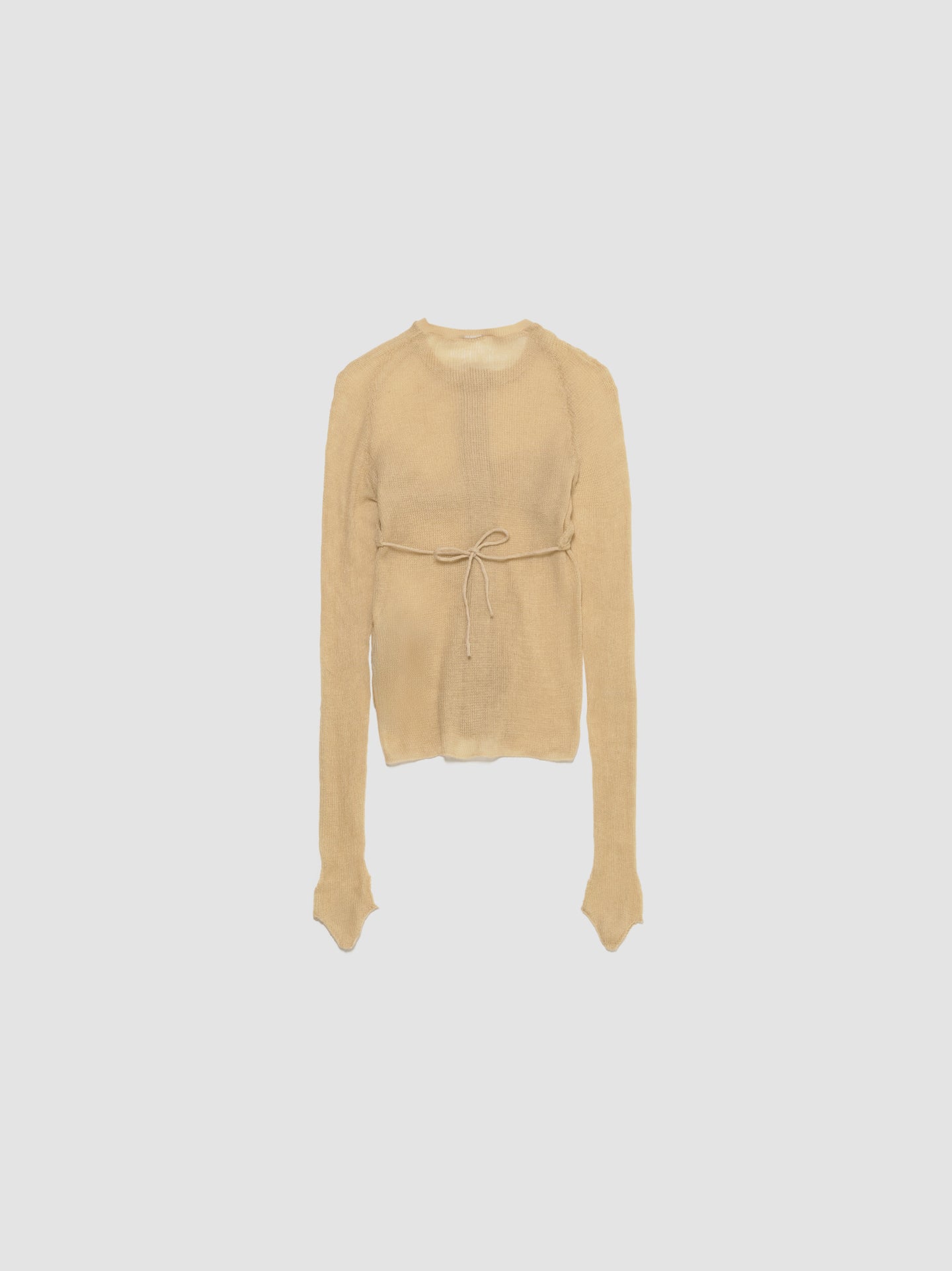 Ricepaper Cardigan with Bra in Beige