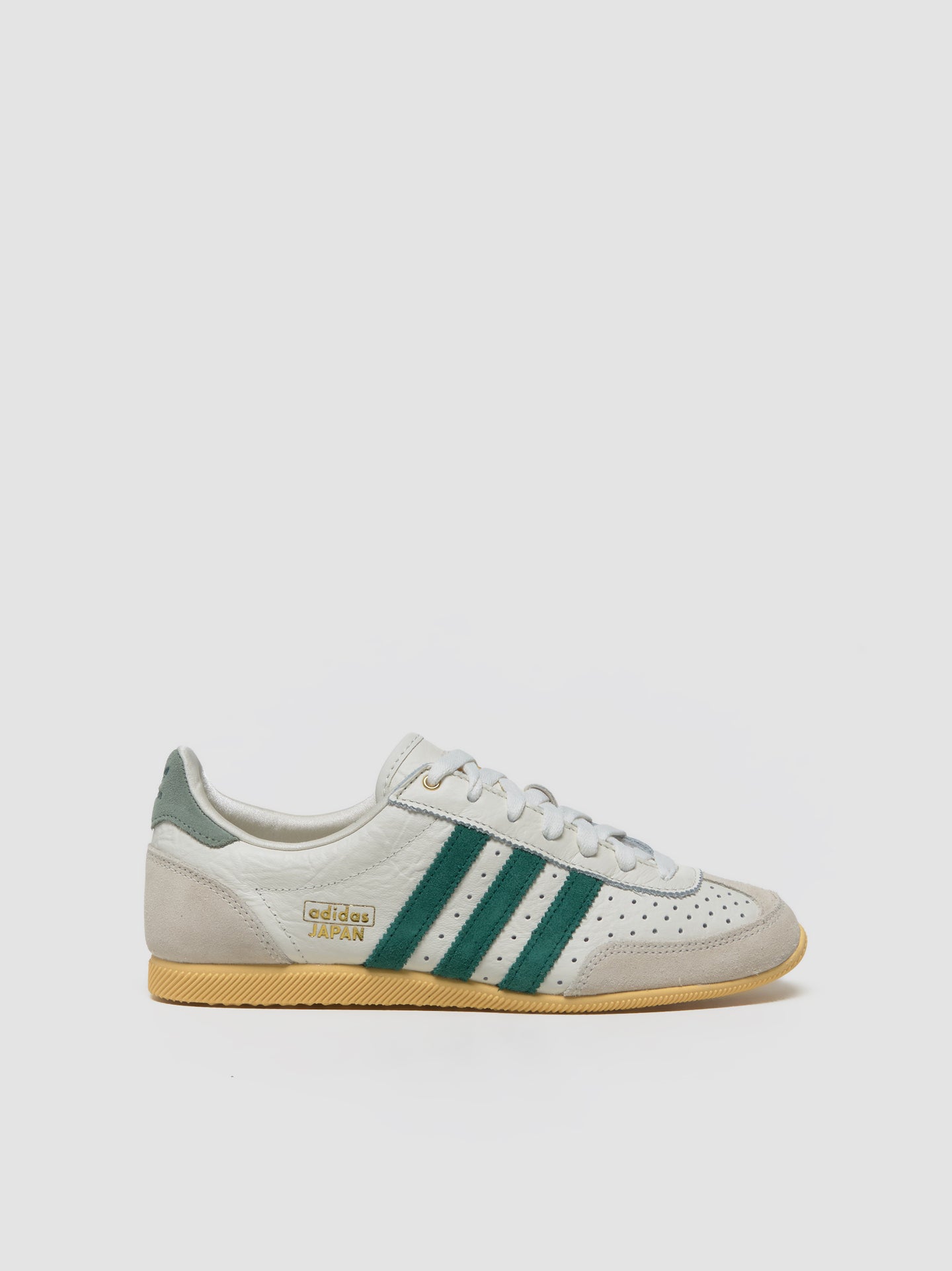 WMNS Japan Sneaker in Off White & Collegiate Green