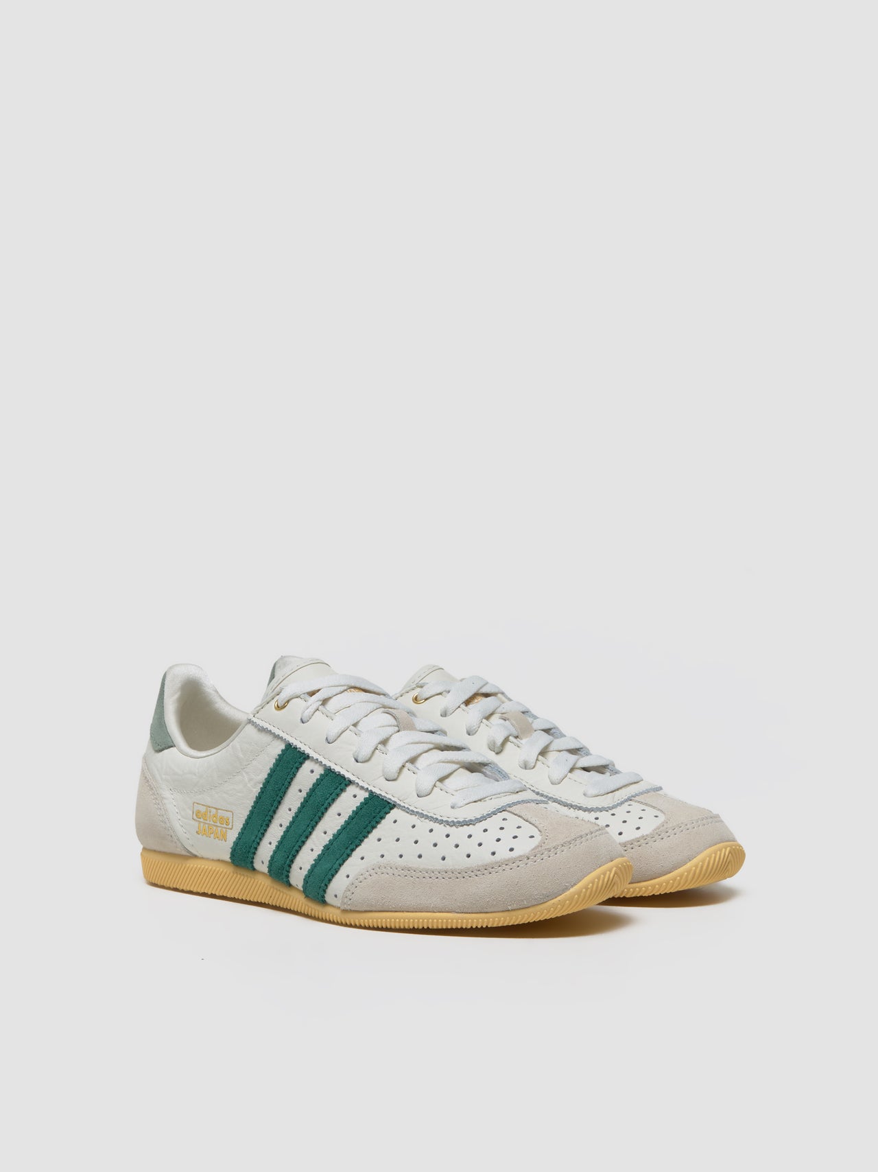 WMNS Japan Sneaker in Off White & Collegiate Green