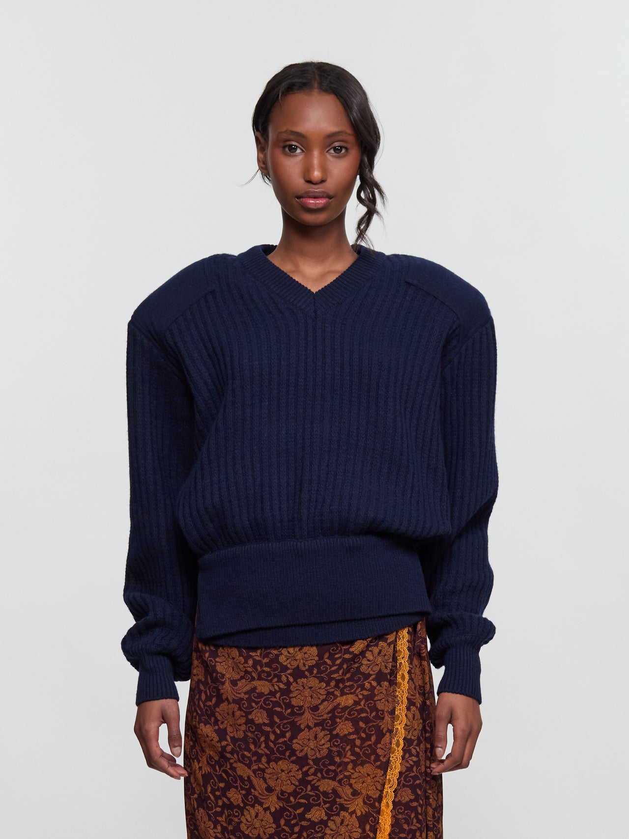 Display Army Sweater in Navy