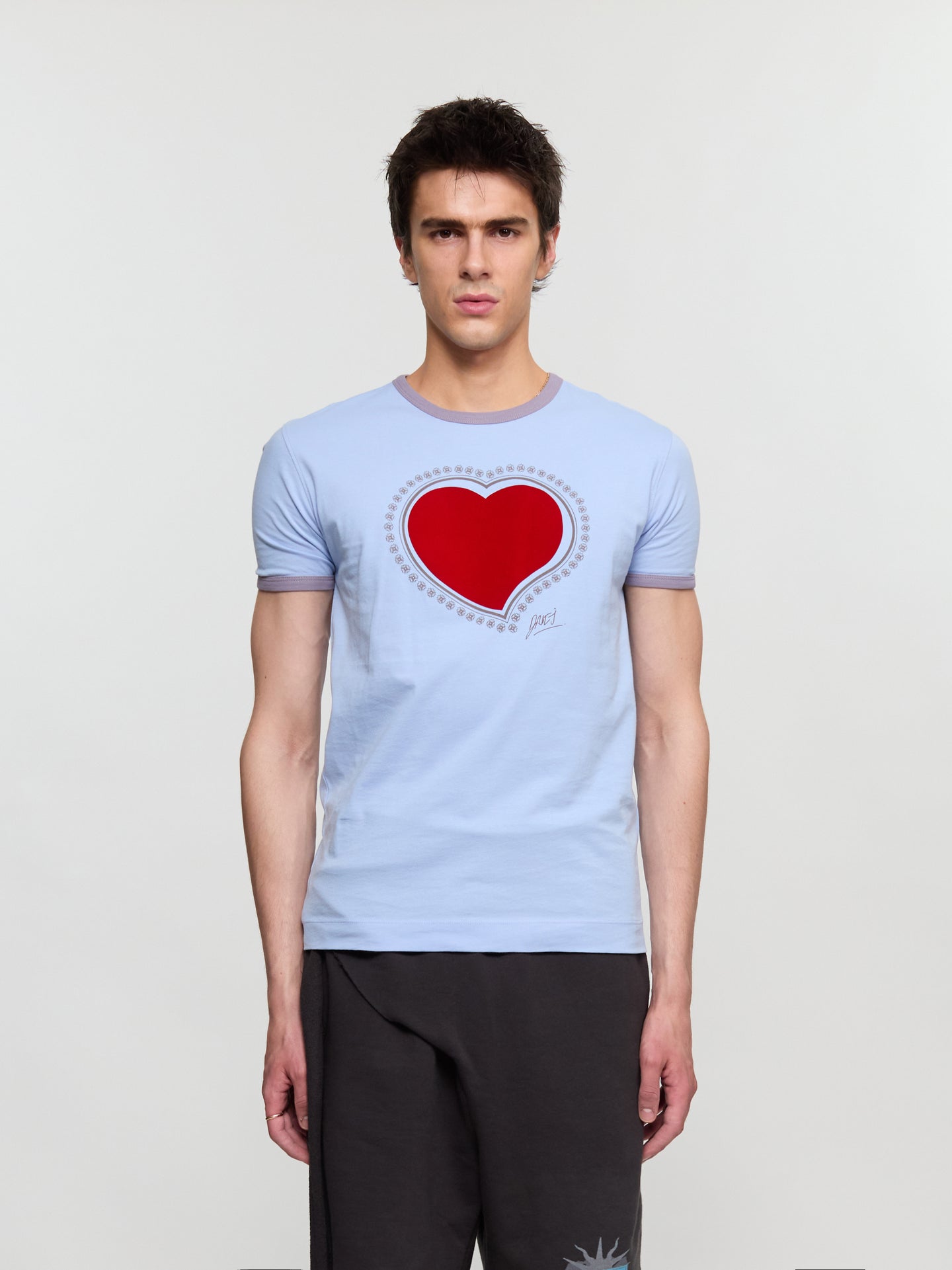 Helm T-Shirt in Pale Blue