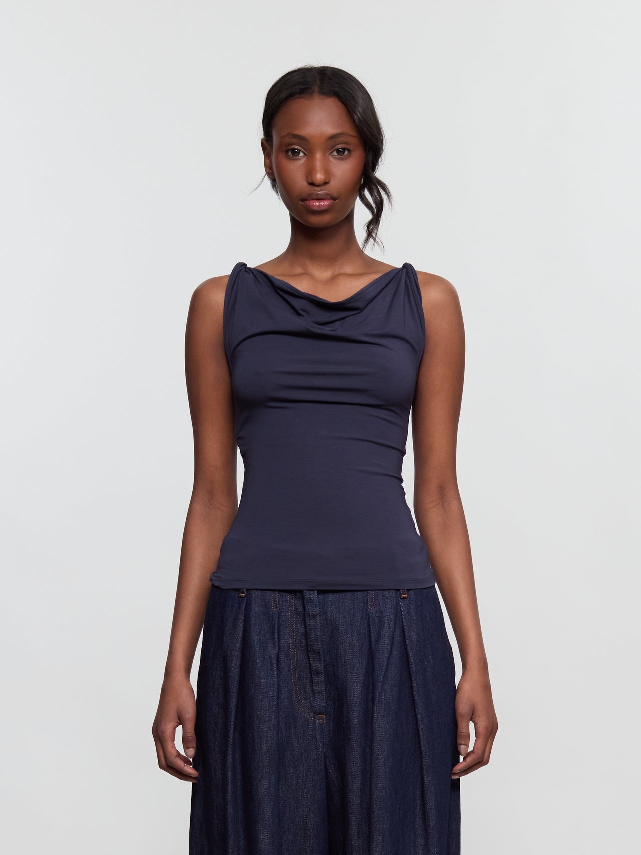 Simp Top in Navy