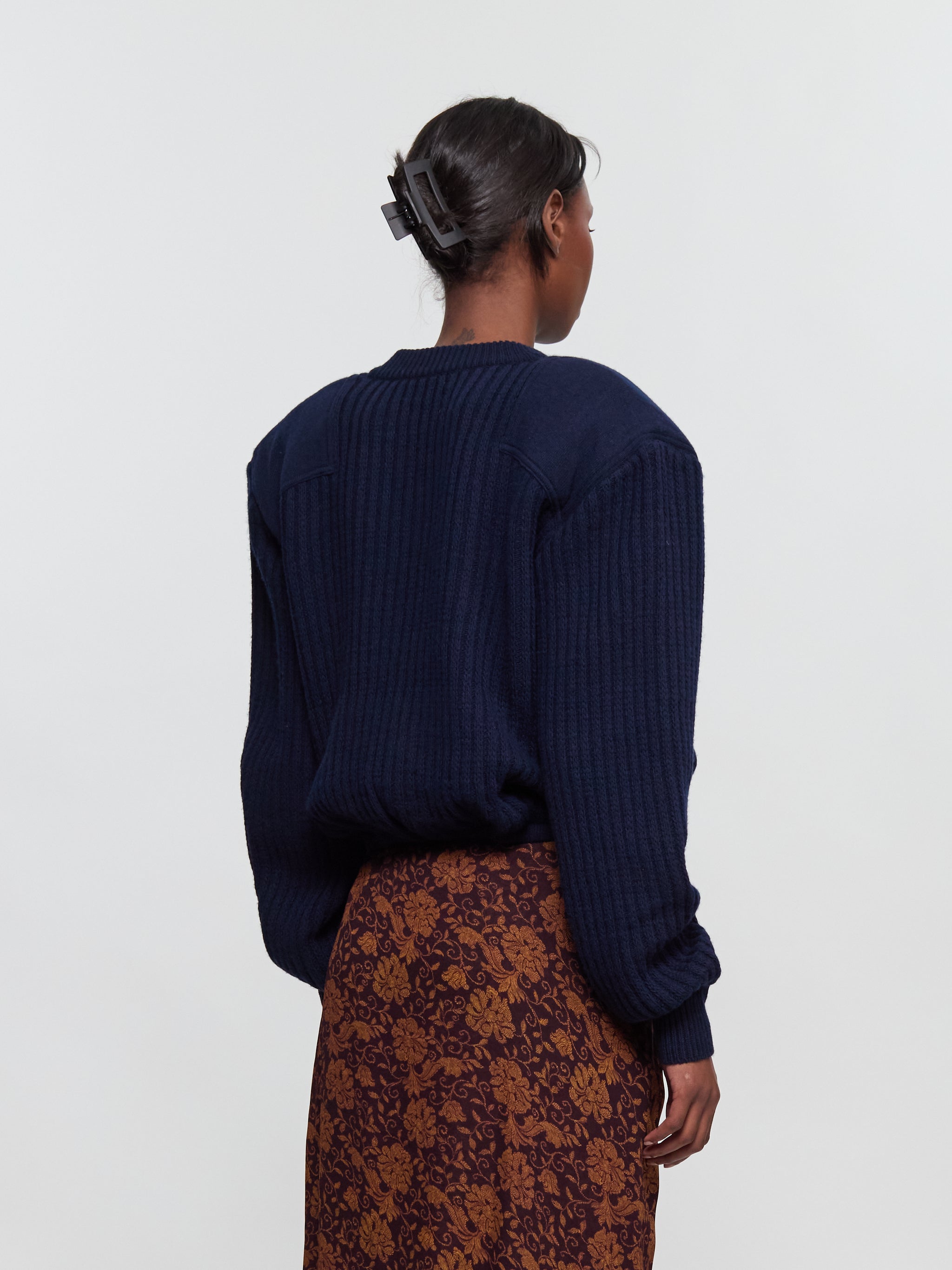 Display Army Sweater in Navy
