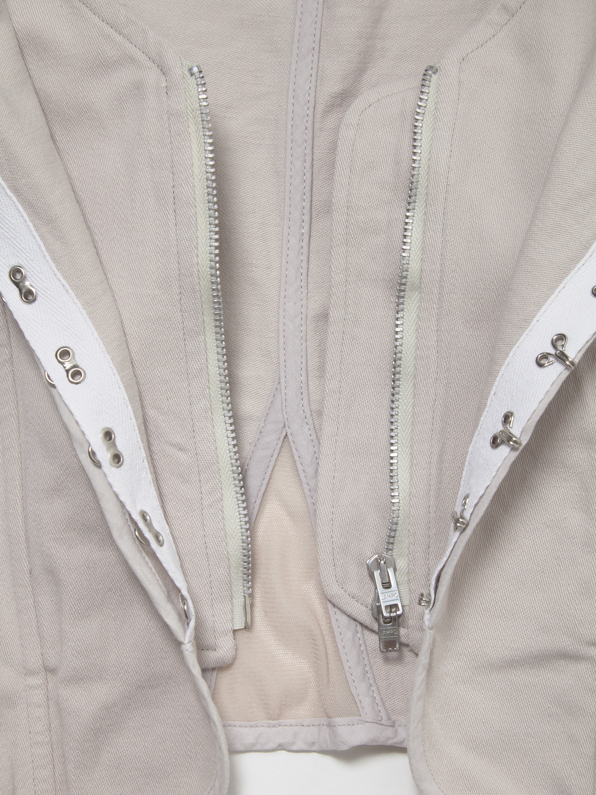 Corset Vest in Dust Bunny