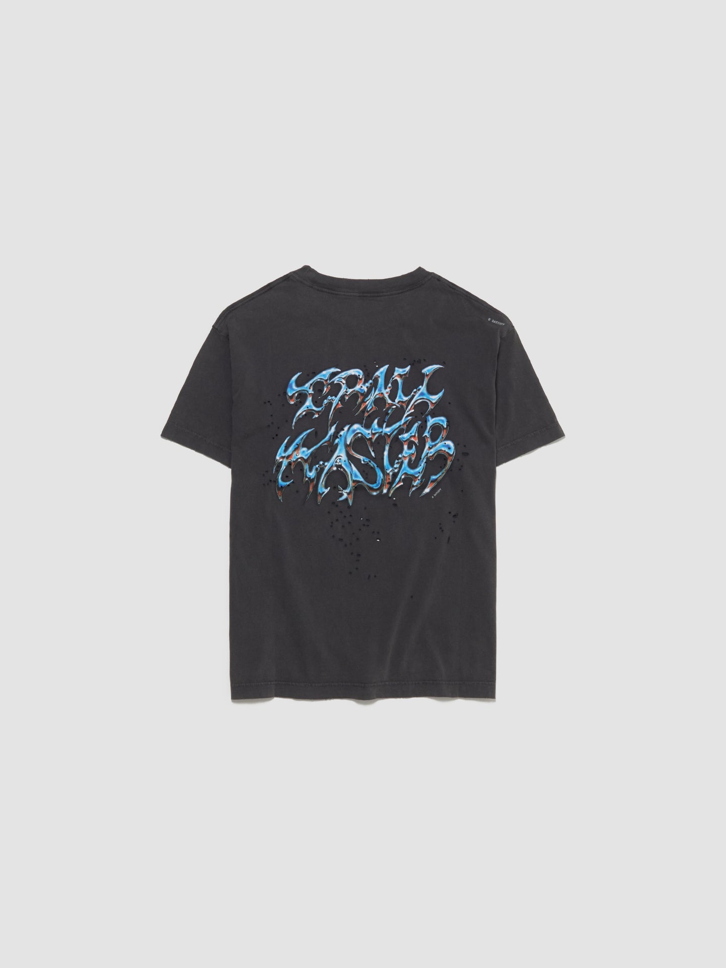 MothTech Scorpio Graphic T-Shirt in Aged Black