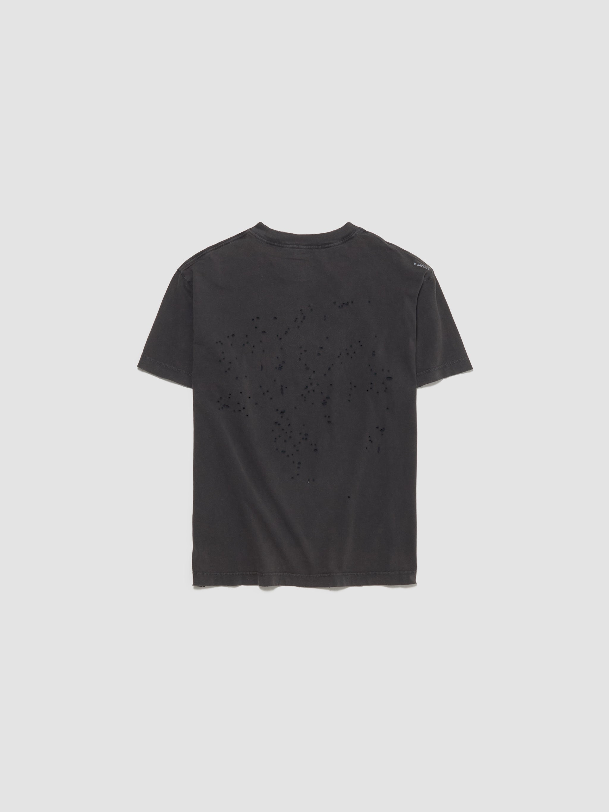 MothTech Logo Graphic T-Shirt in Aged Black