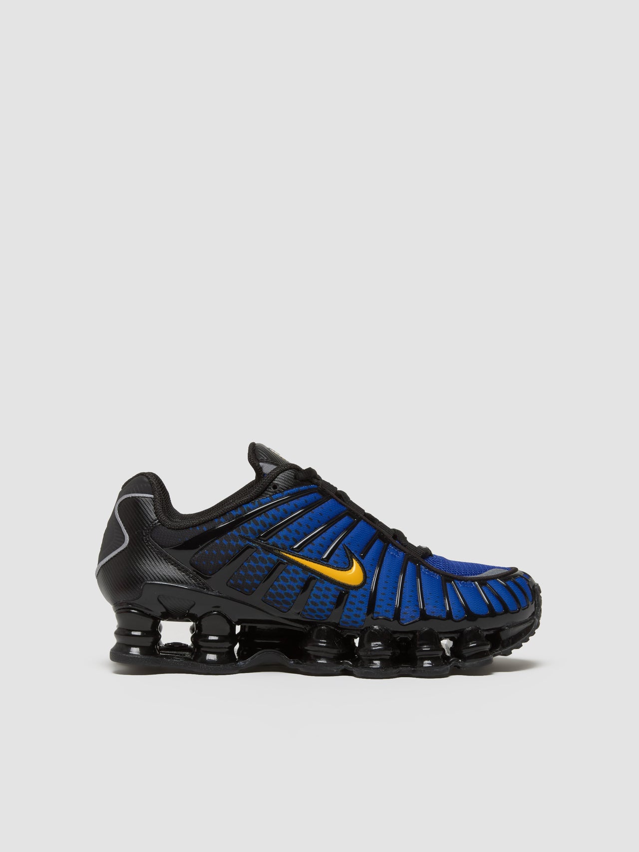 Shox TL Sneaker in Black & Varsity Maize