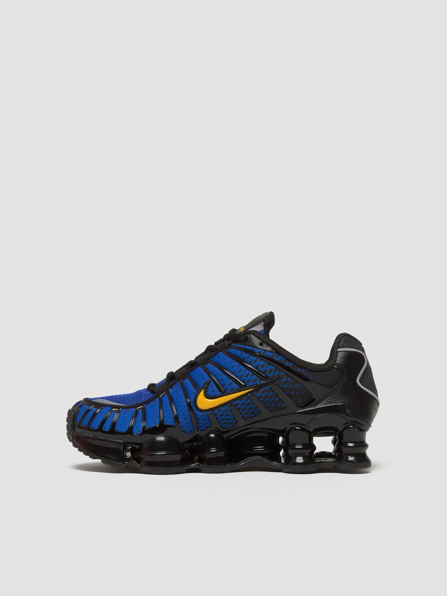 Shox TL Sneaker in Black & Varsity Maize