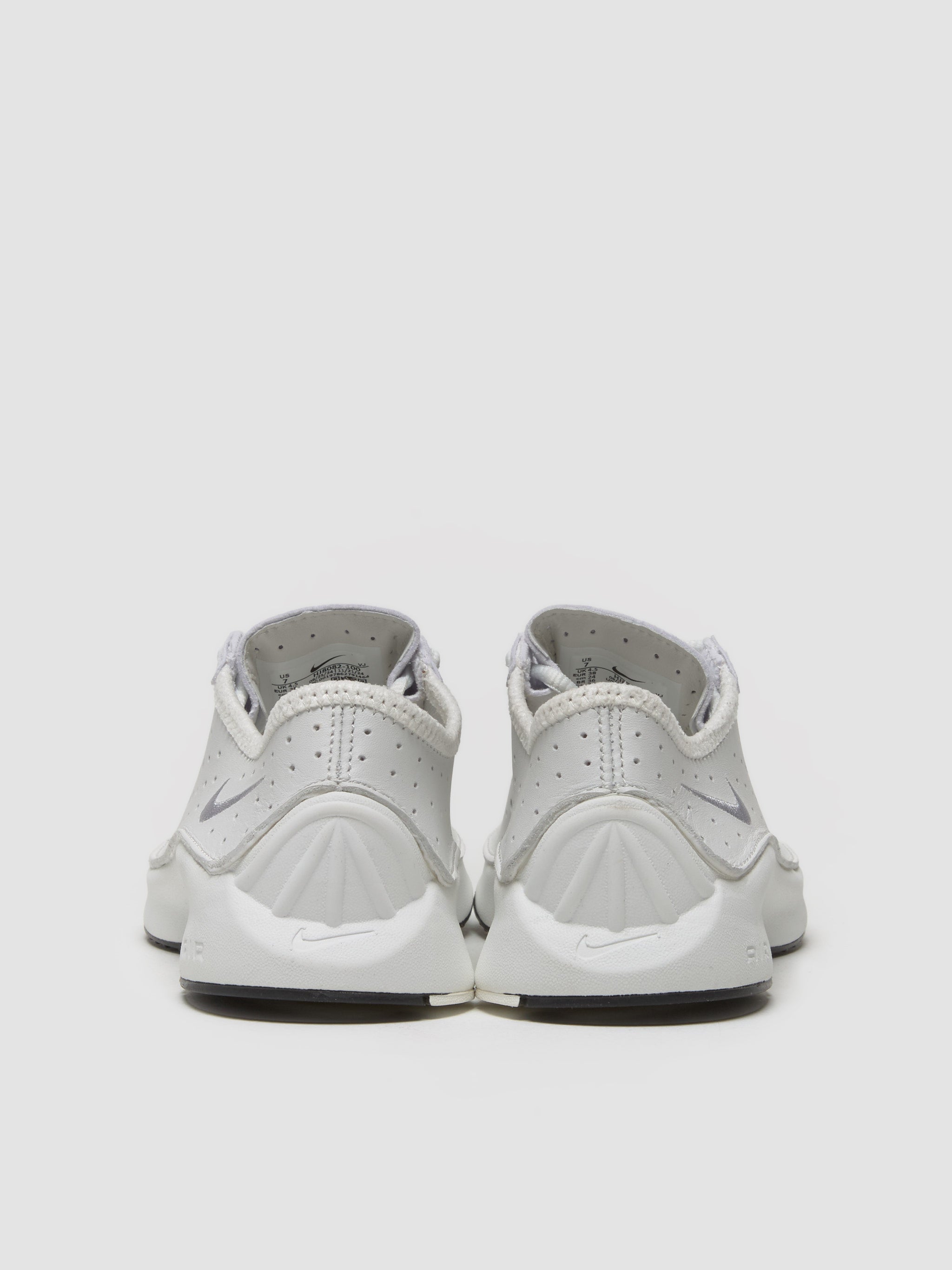 WMNS Air Superfly Sneaker in Summit White & Metallic Silver