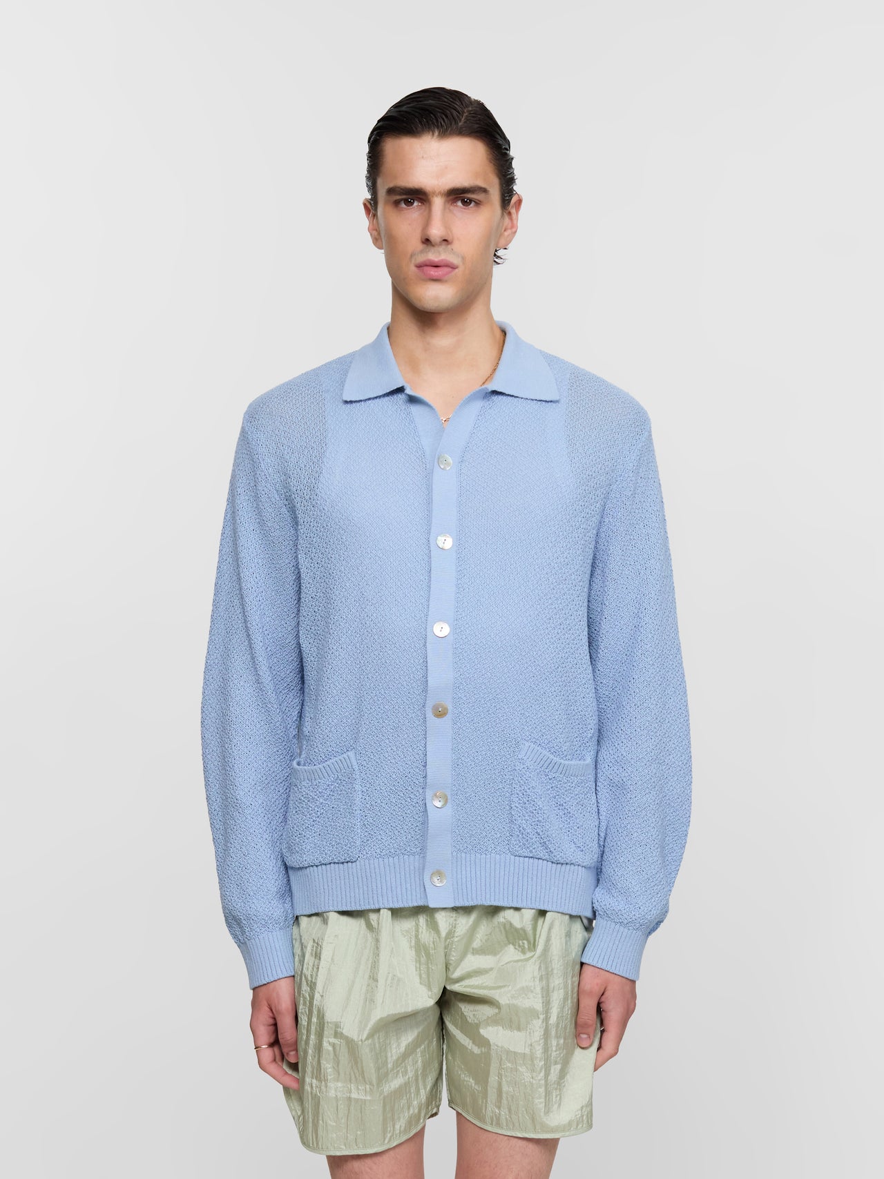 Urban Comfy Cardigan in Salvia Blue