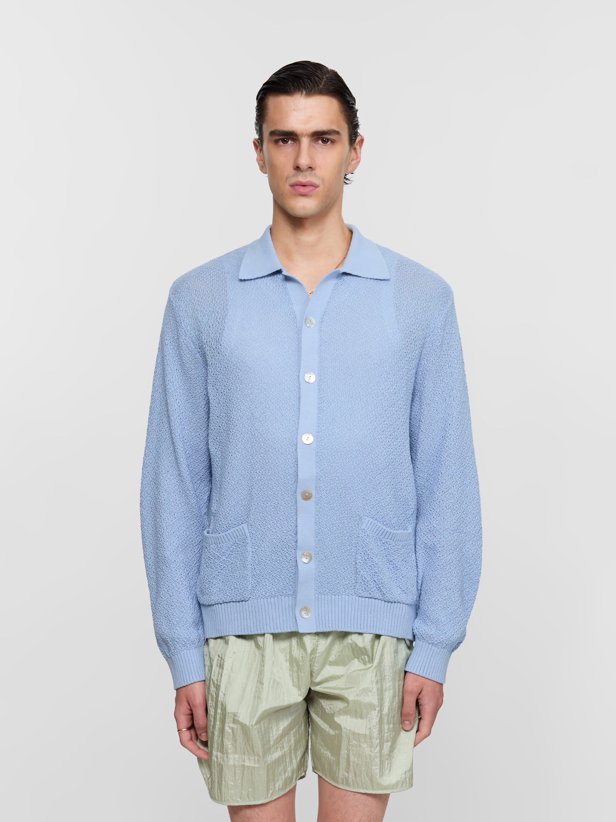 Urban Comfy Cardigan in Salvia Blue