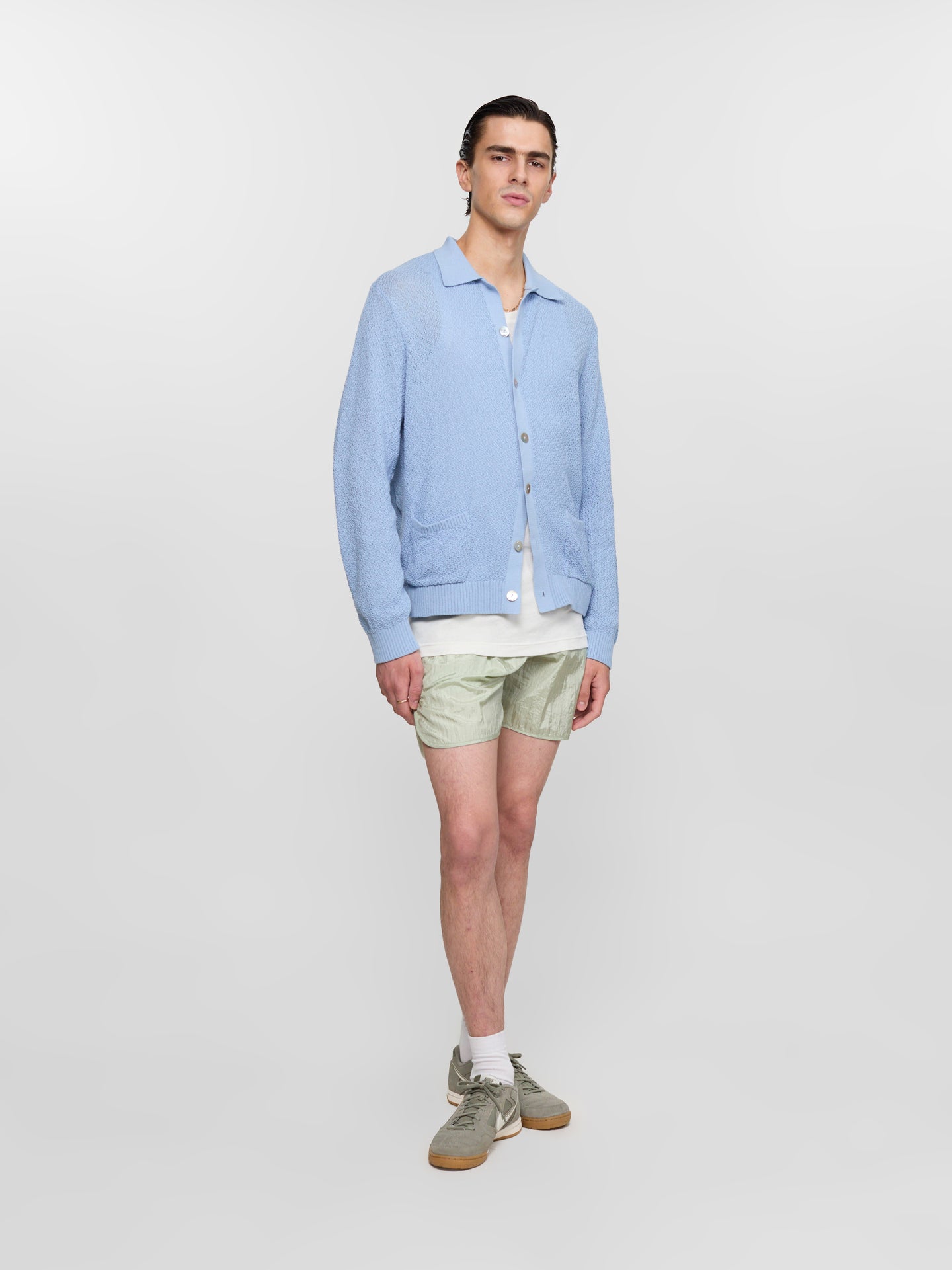 Urban Comfy Cardigan in Salvia Blue