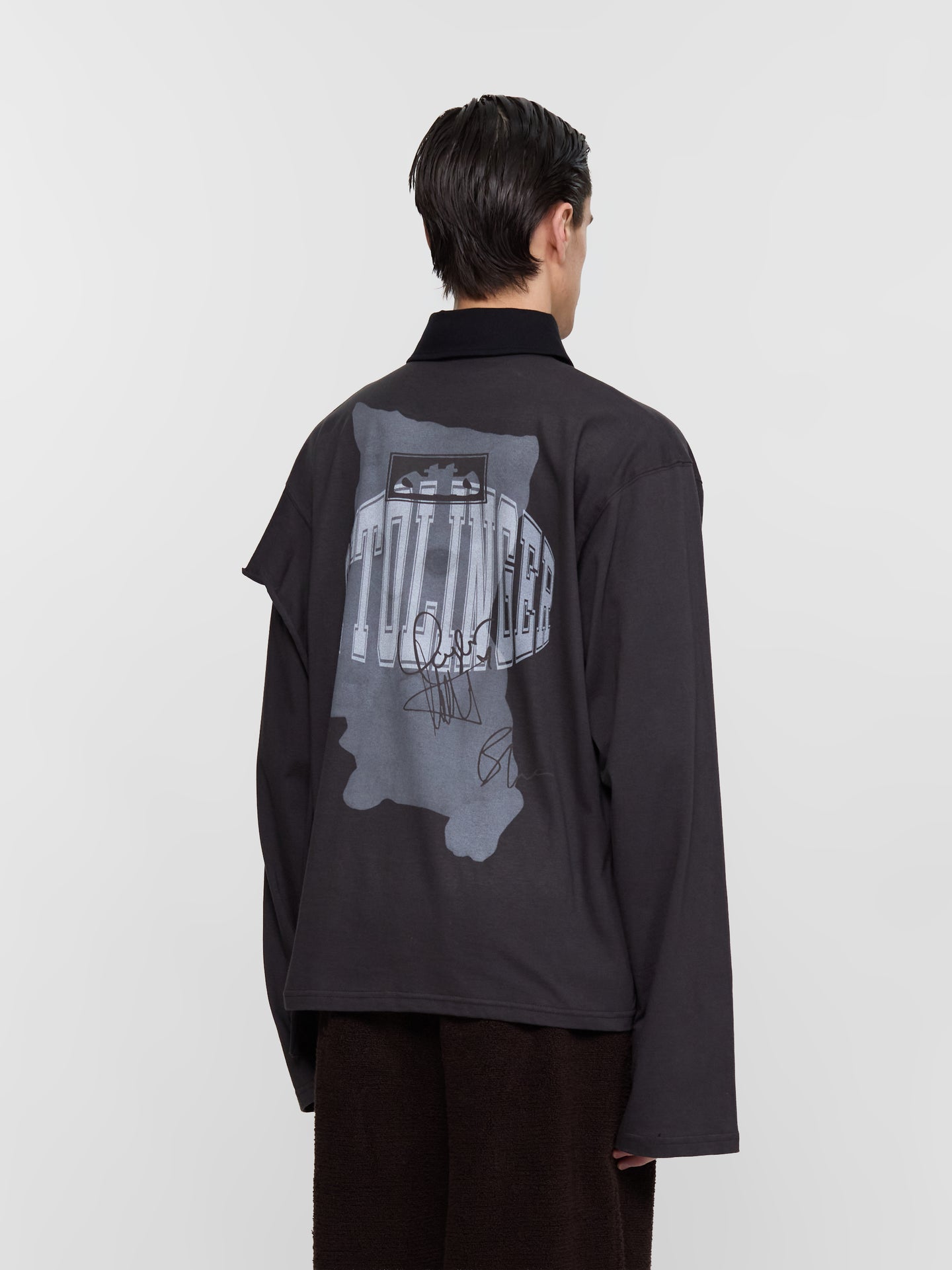 Polo Long Sleeve in Black