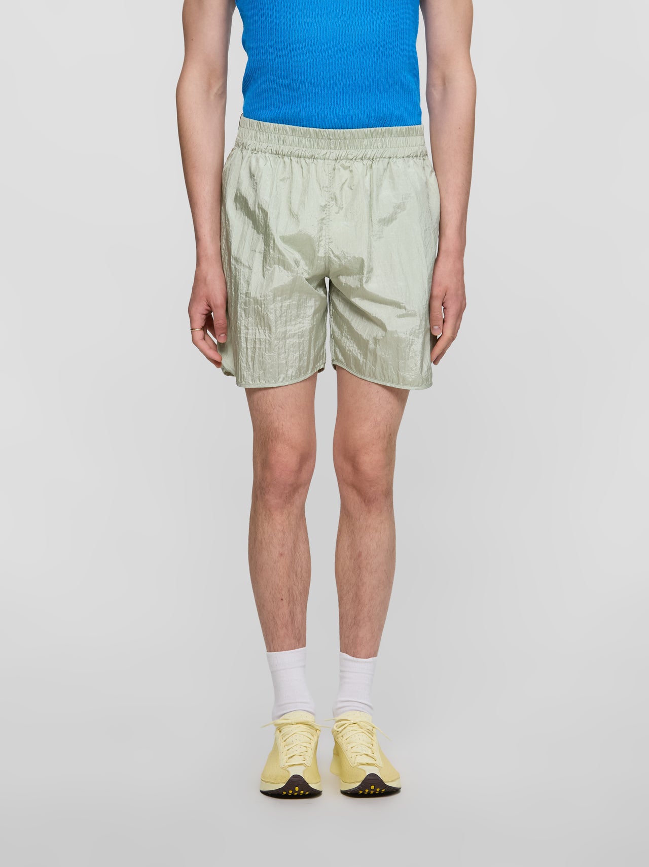 Parachute Swim Shorts in Soft Green