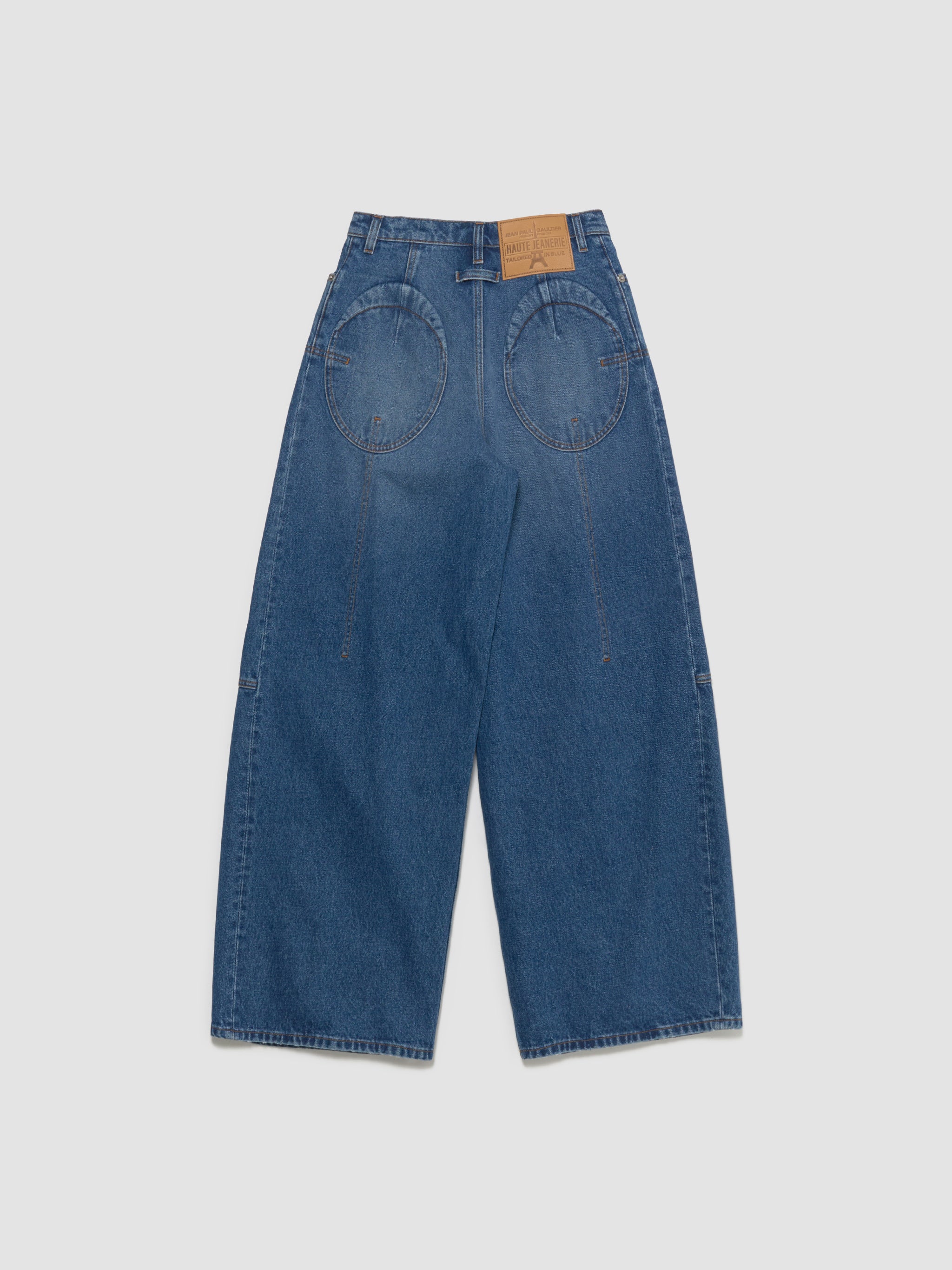 Loose Denim Jeans in Vintage Blue