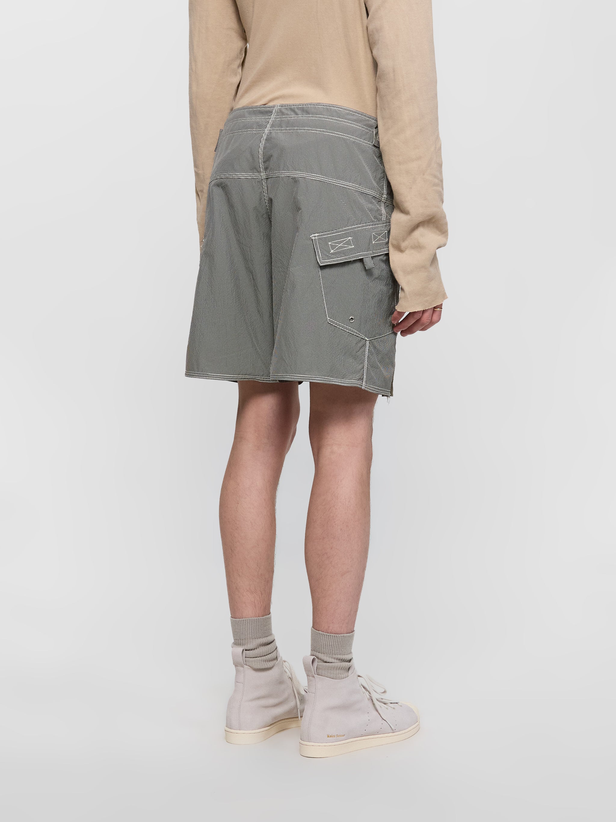 Cum Swim Shorts in Grey & Beige
