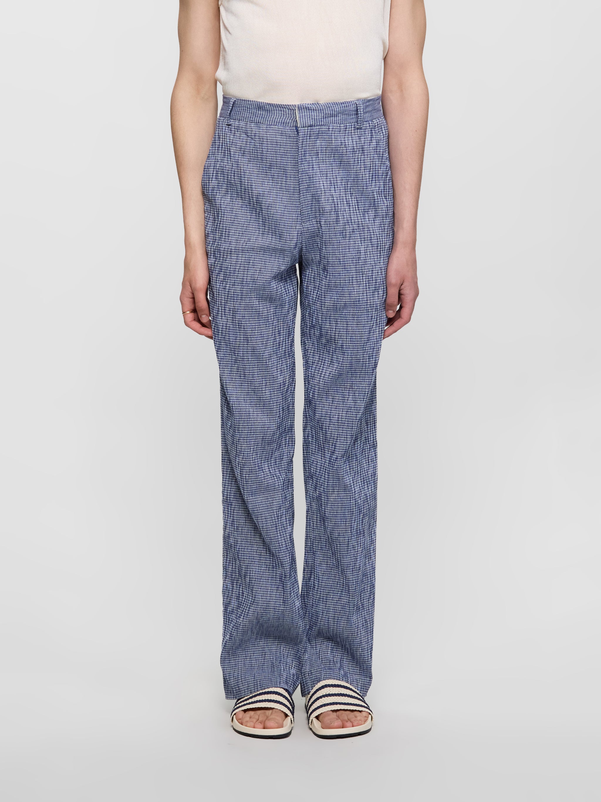 Yoryu Tailored Trousers in Blue
