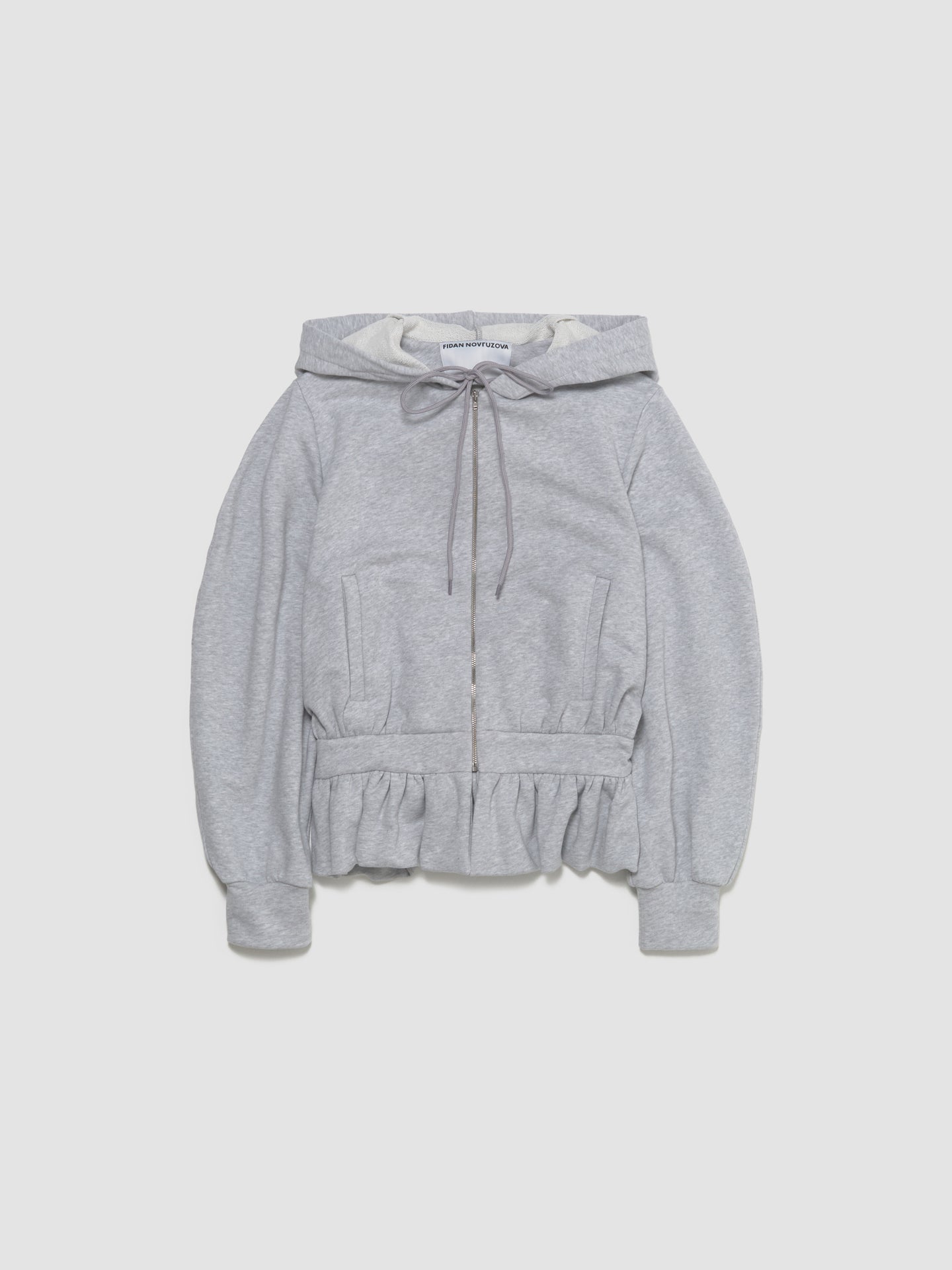 Eska Hoodie in Grey Melange