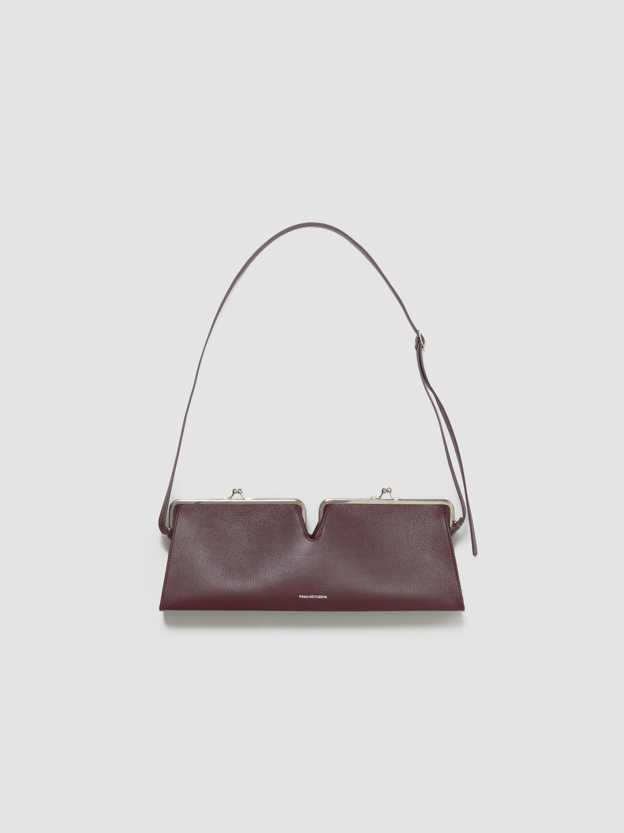 Bibi Baguette Bag in Dark Cherry