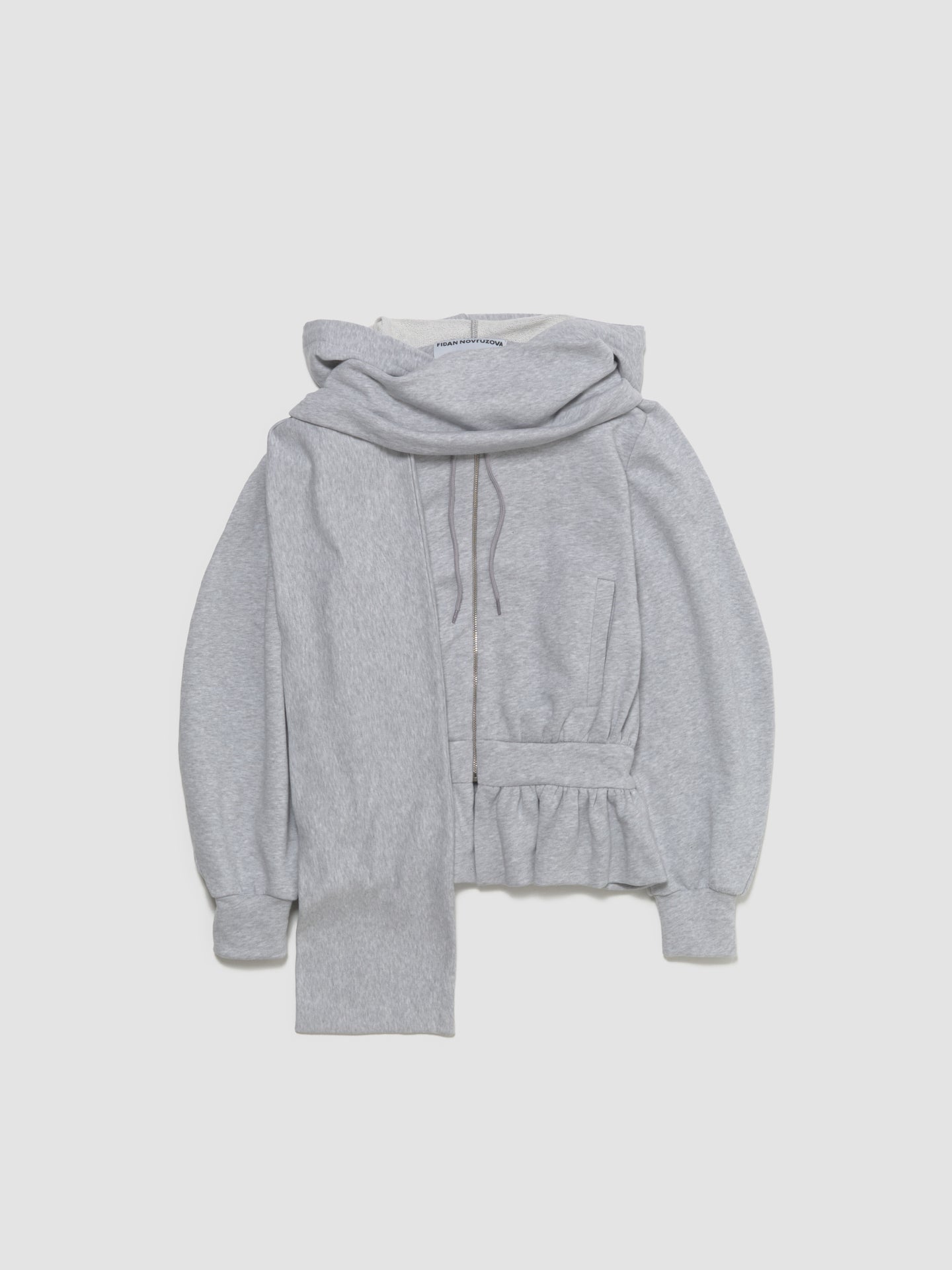 Eska Hoodie in Grey Melange
