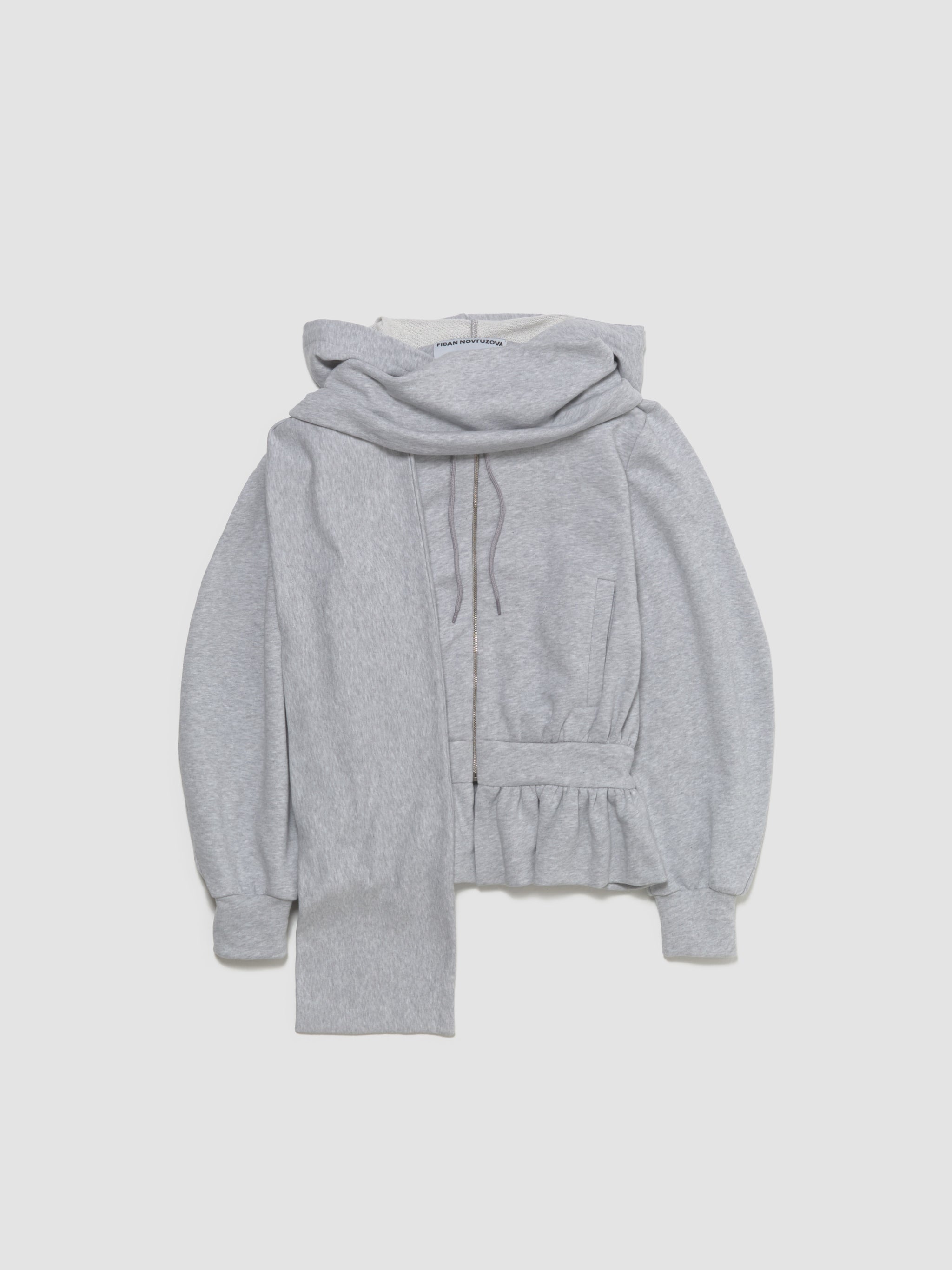 Eska Hoodie in Grey Melange