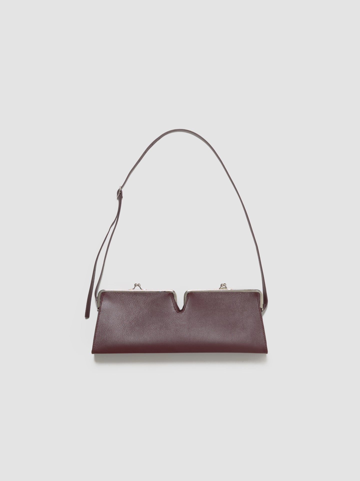 Bibi Baguette Bag in Dark Cherry
