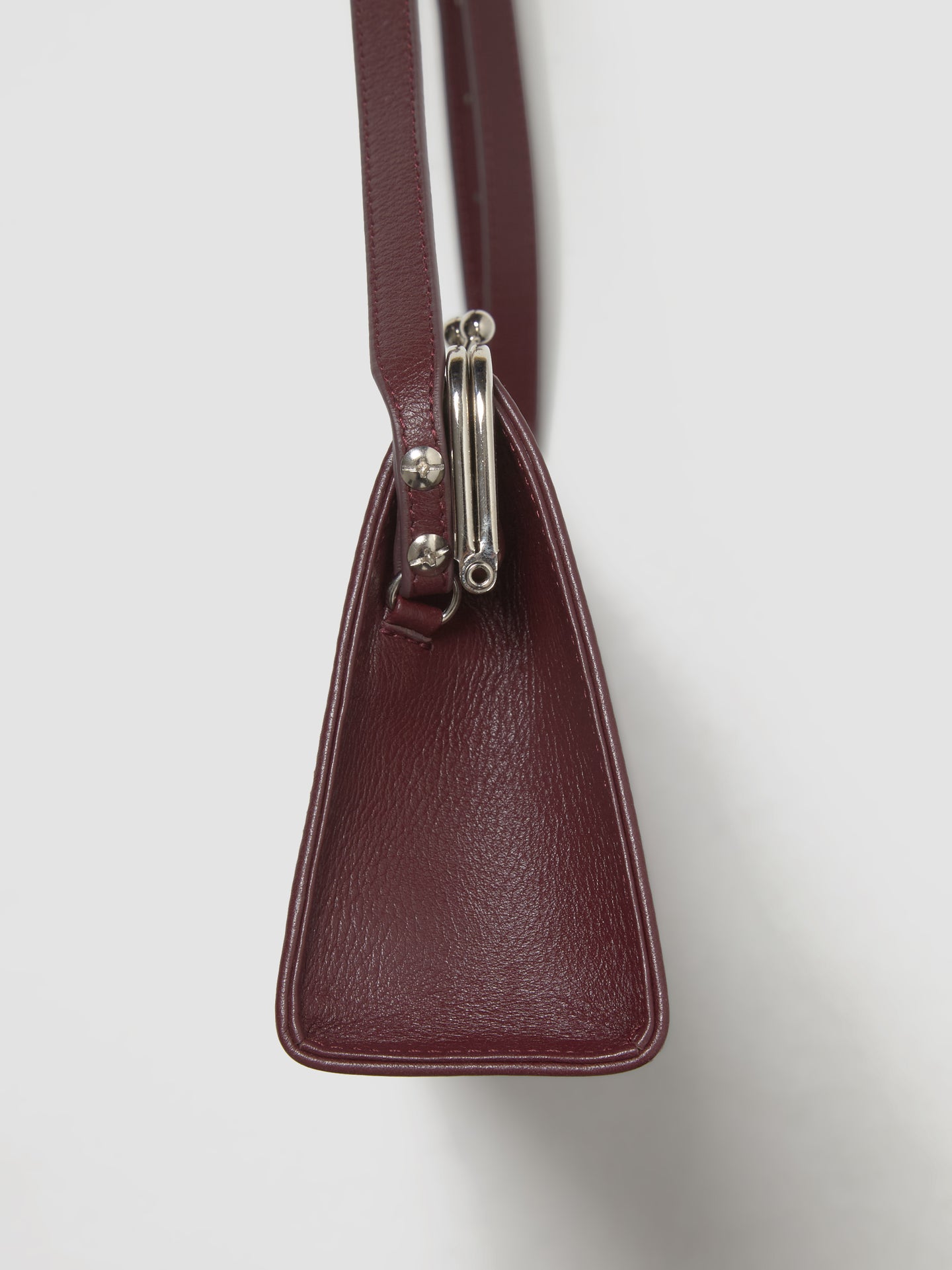 Bibi Baguette Bag in Dark Cherry