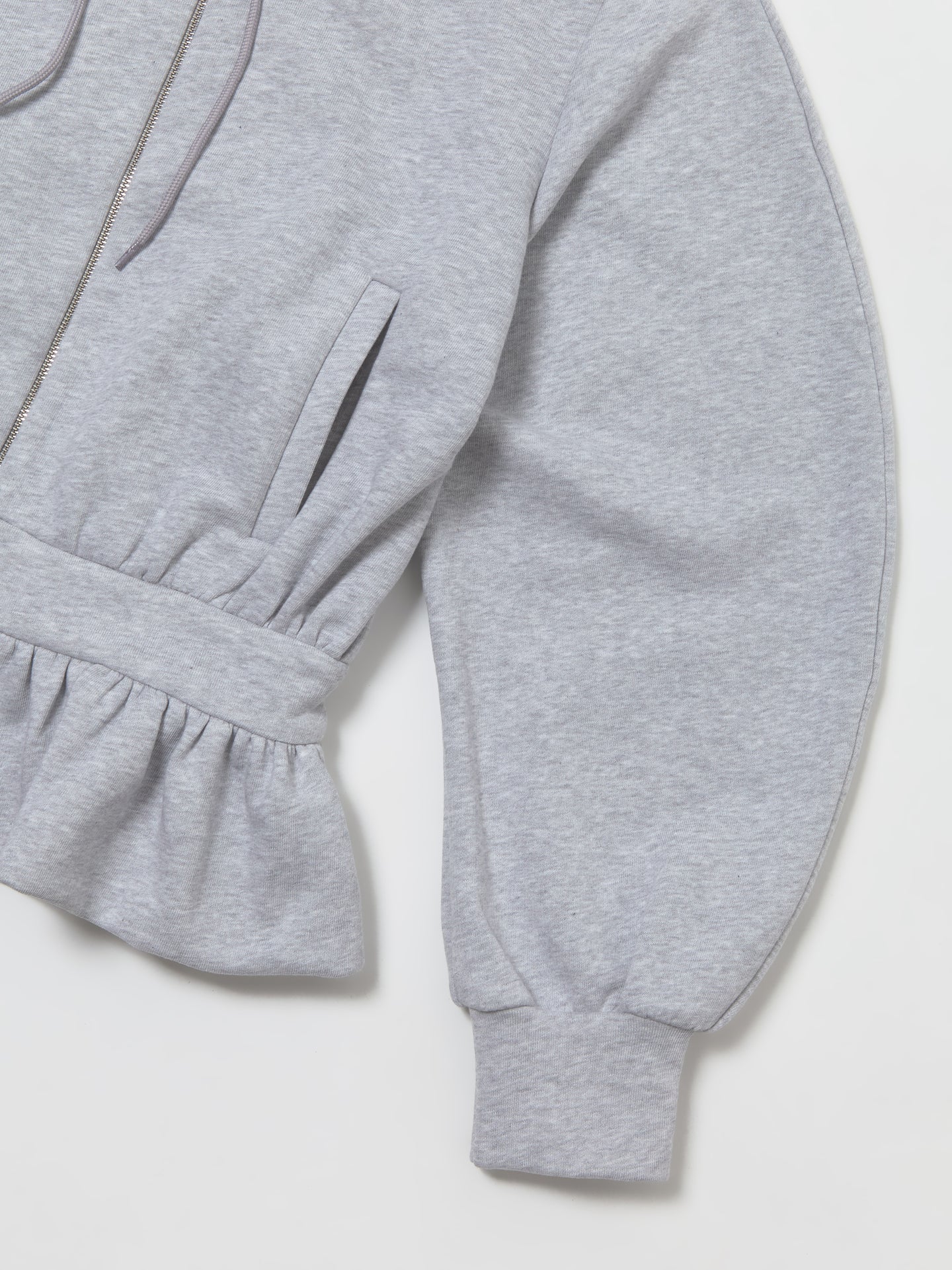 Eska Hoodie in Grey Melange
