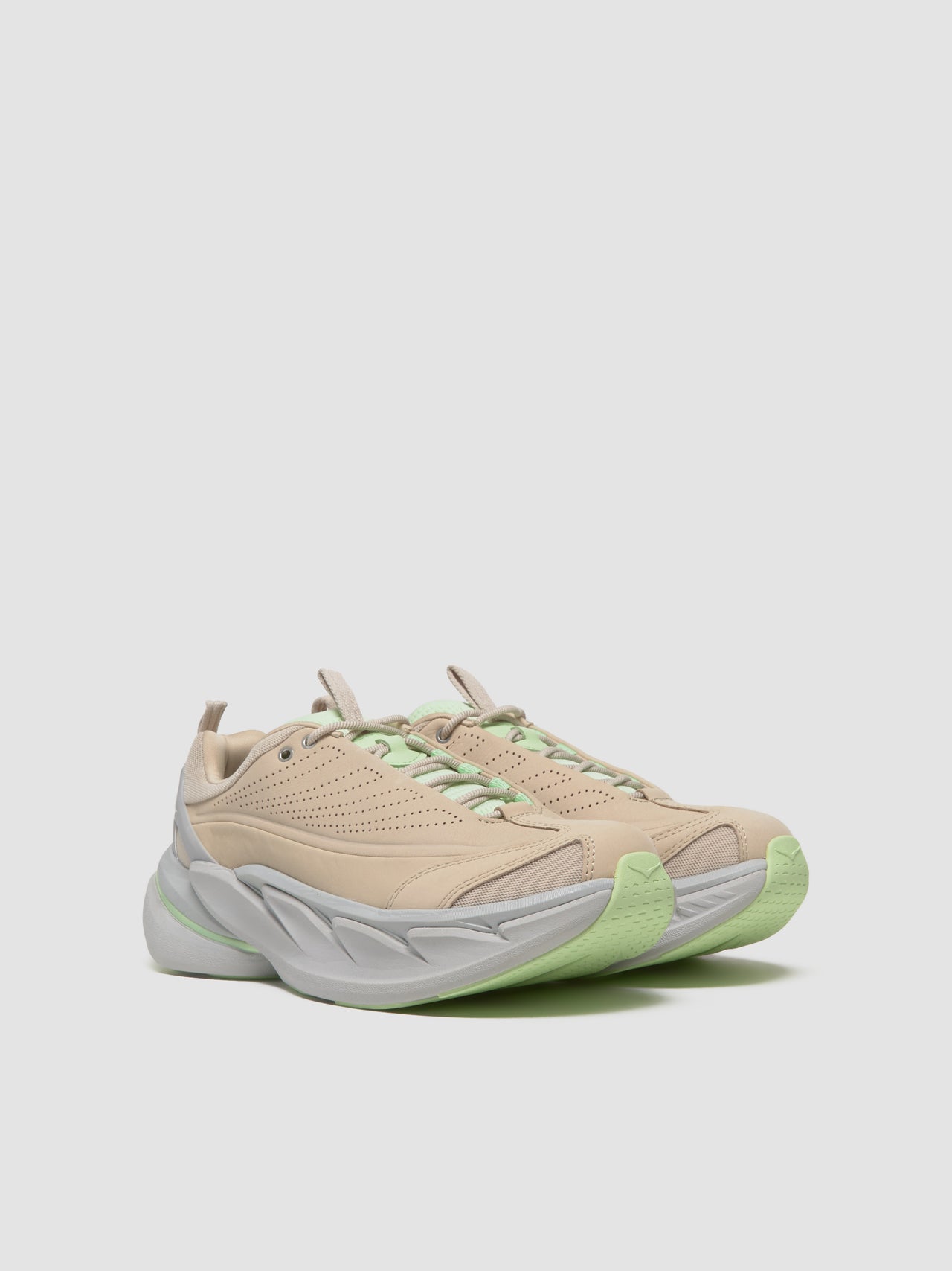 Elevon X Sneaker in Oatmeal & Luna Moth