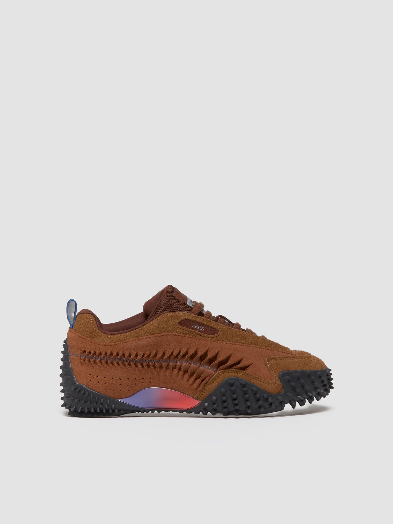 x Aries Mostro Craft Sneaker in Mahogany & Teak