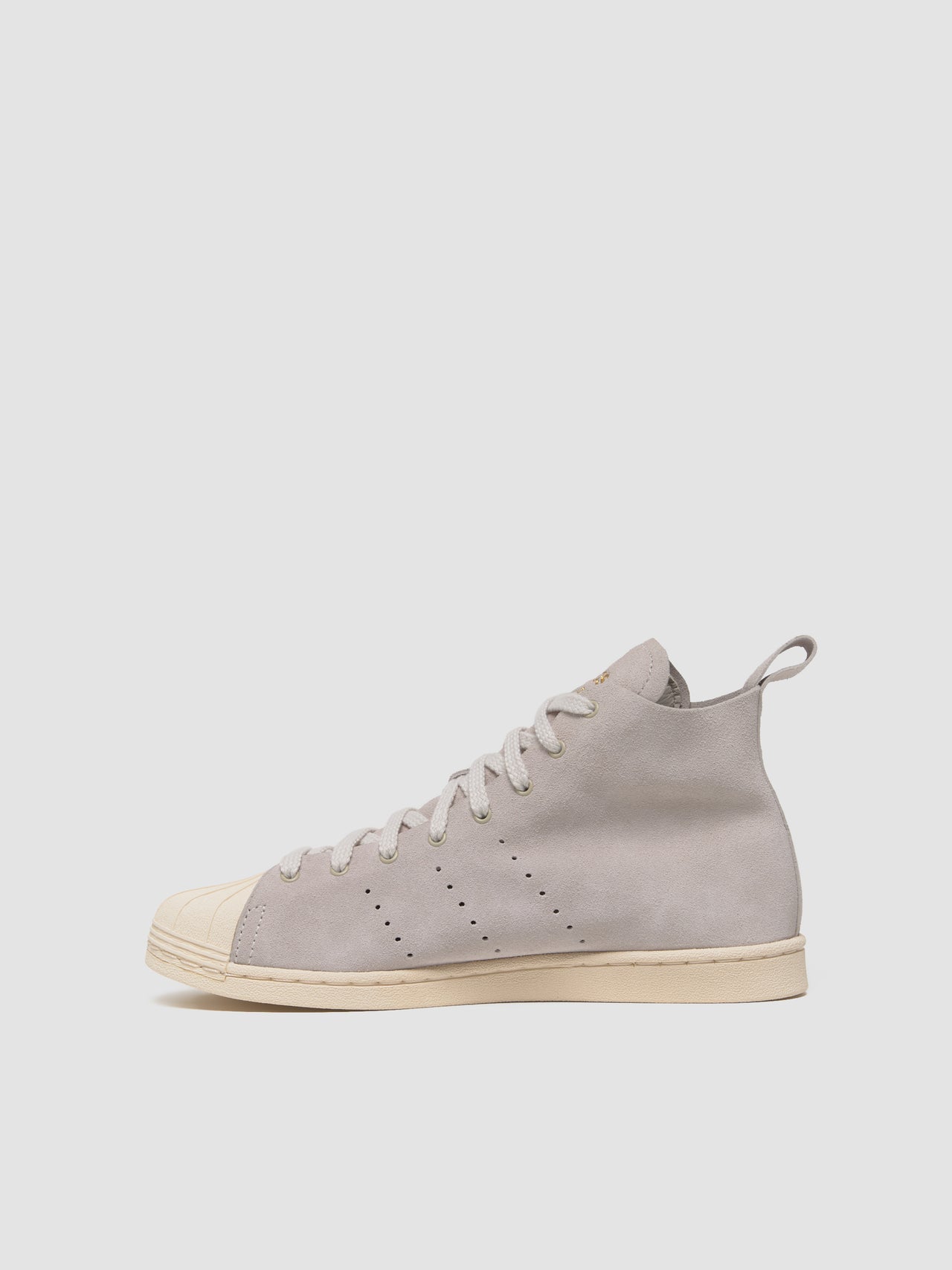 x Wales Bonner Superstar Hi Sneaker in Stone Grey