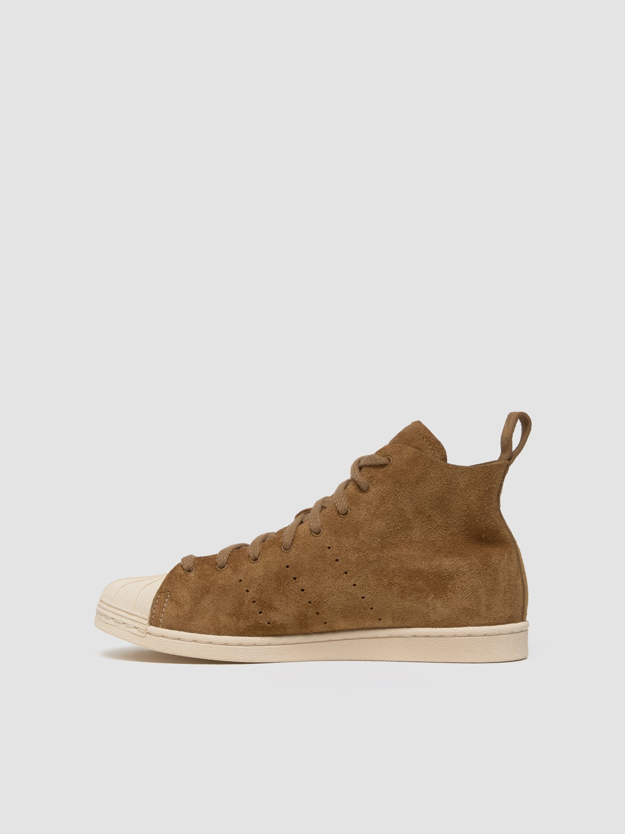 x Wales Bonner Superstar Hi Sneaker in Brown Malt