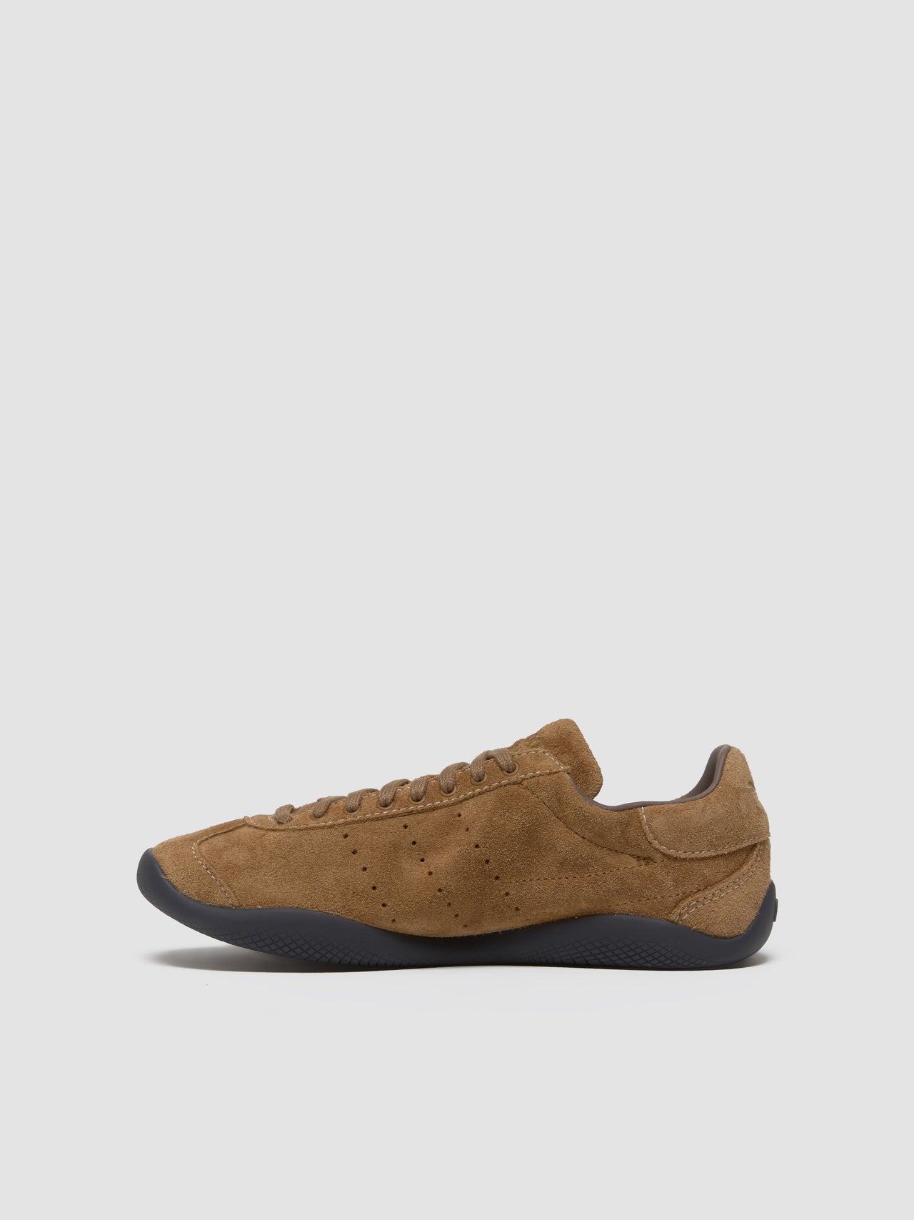 x Wales Bonner Karintha Suede Sneaker in Brown Malt