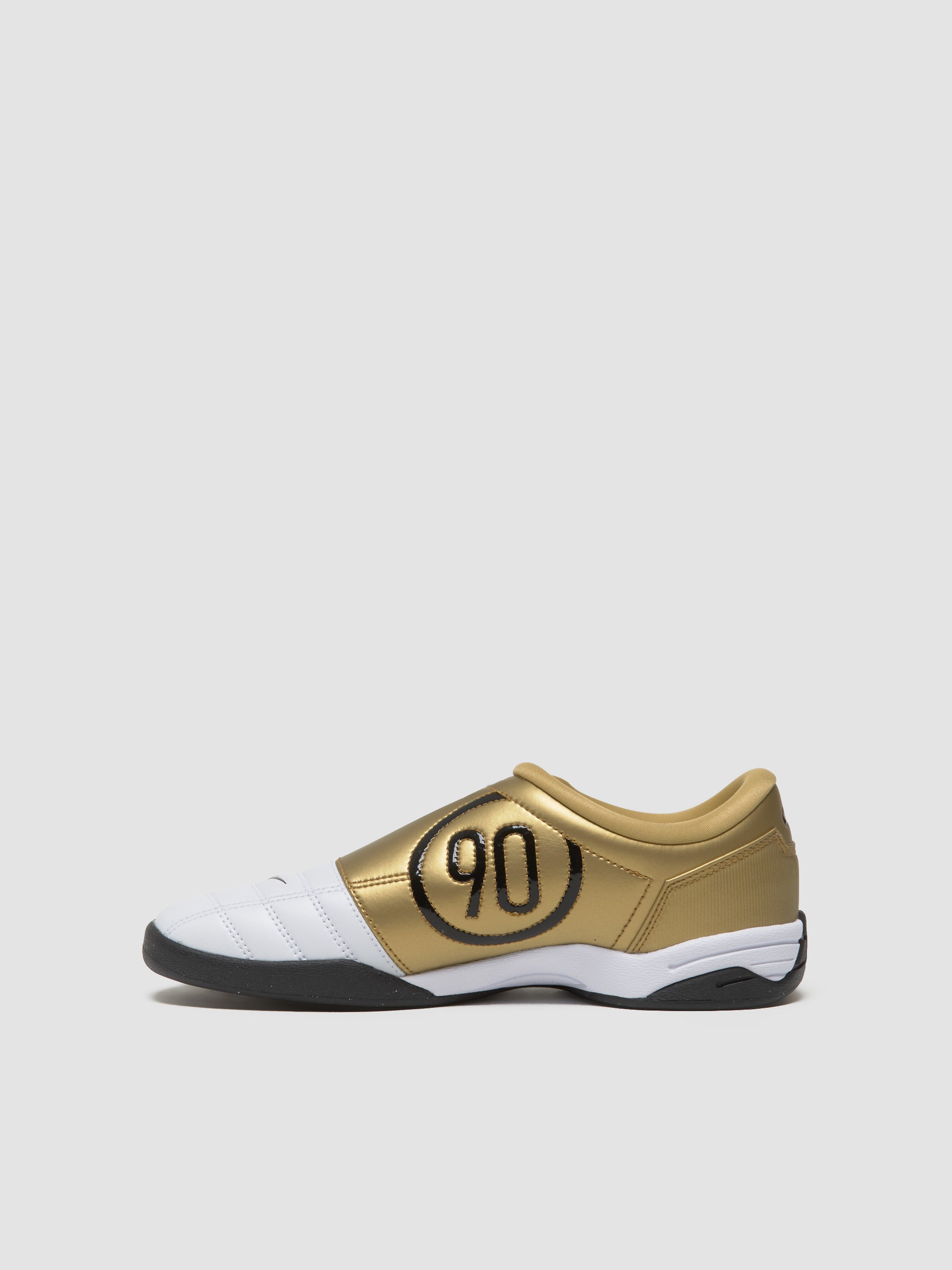 Total 90 SP Sneaker in White & Metallic Gold