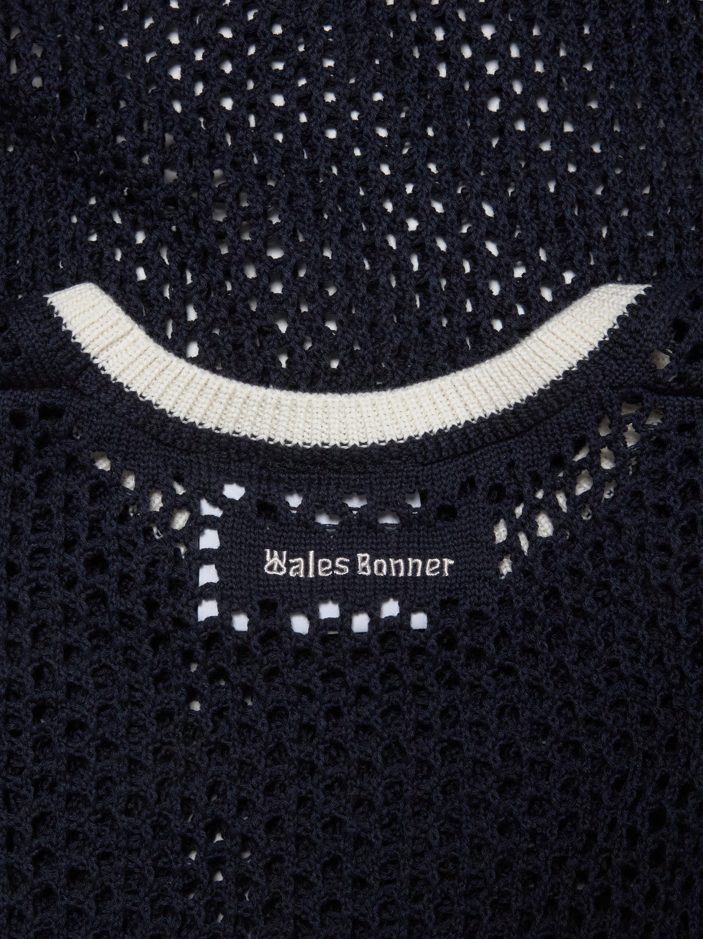 x Wales Bonner Knit T-Shirt in Navy