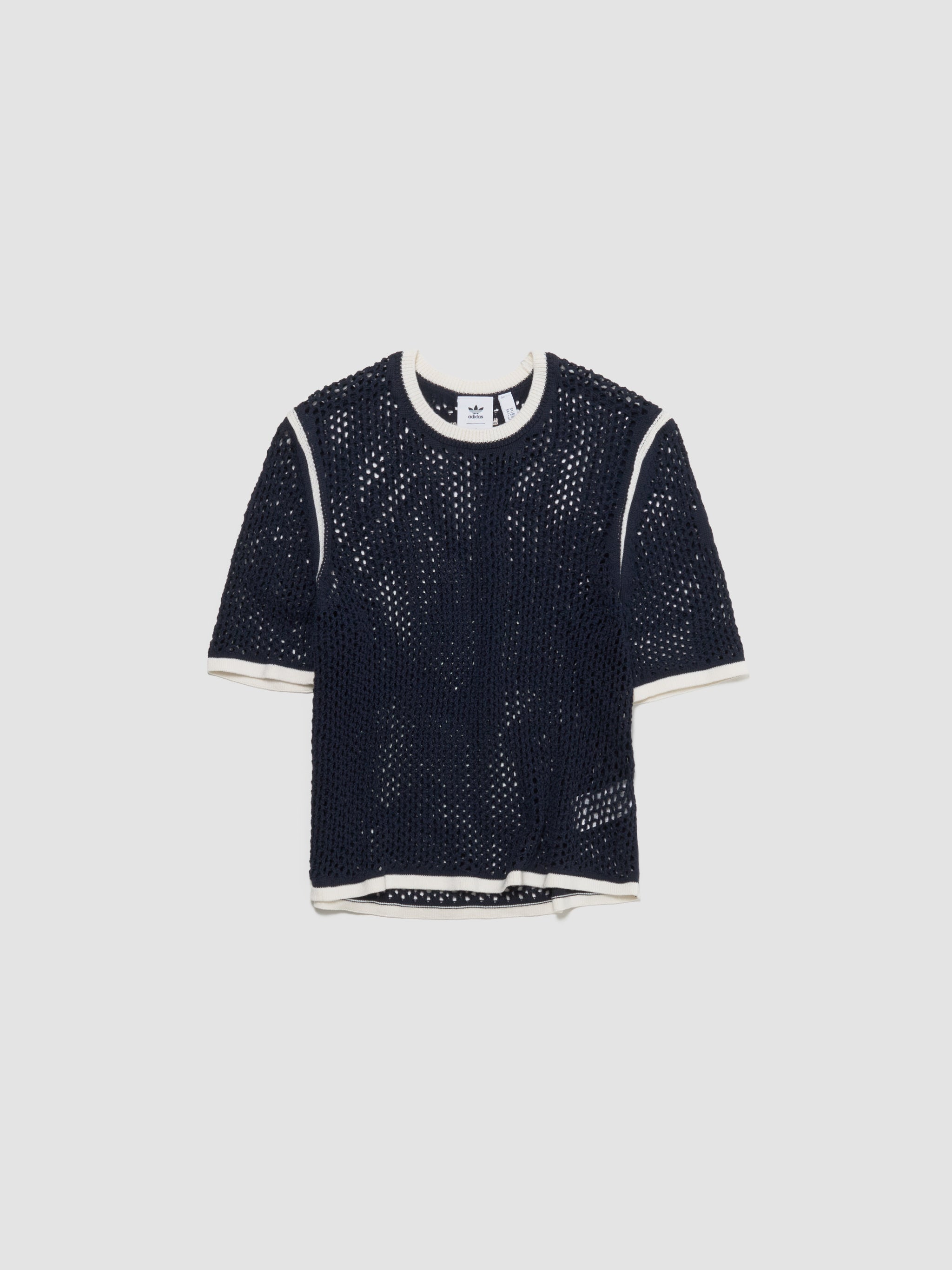 x Wales Bonner Knit T-Shirt in Navy