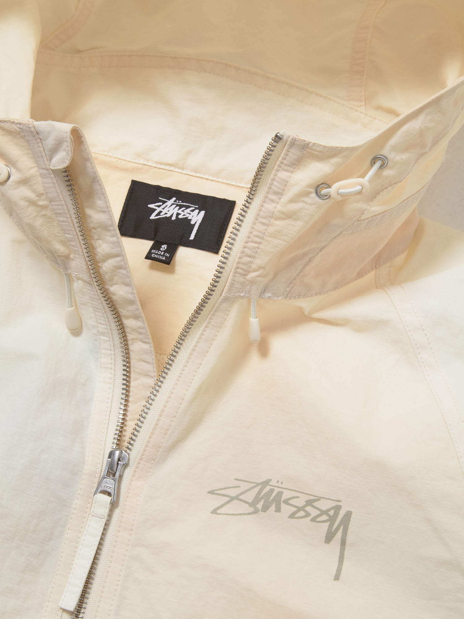 Beach Shell Wave Dye Jacket in Bone